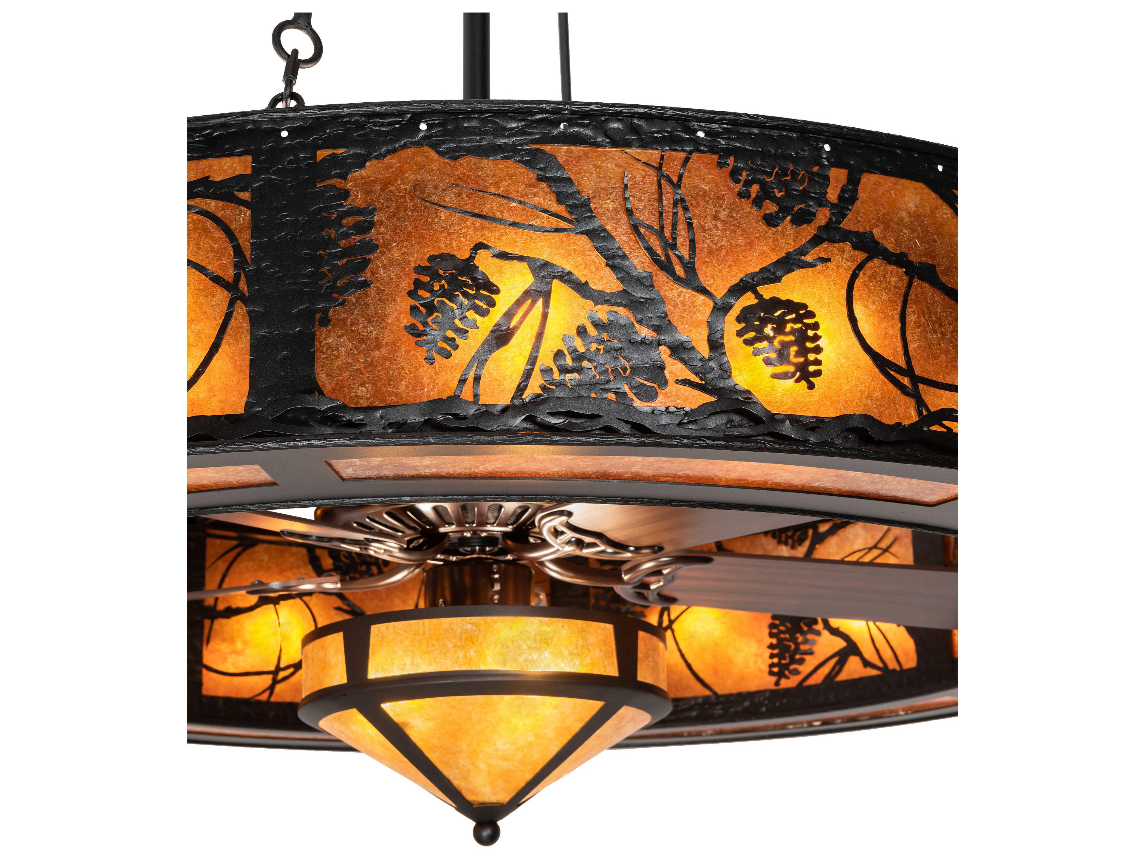 Meyda Whispering Pines 19-Light Chandel-Air