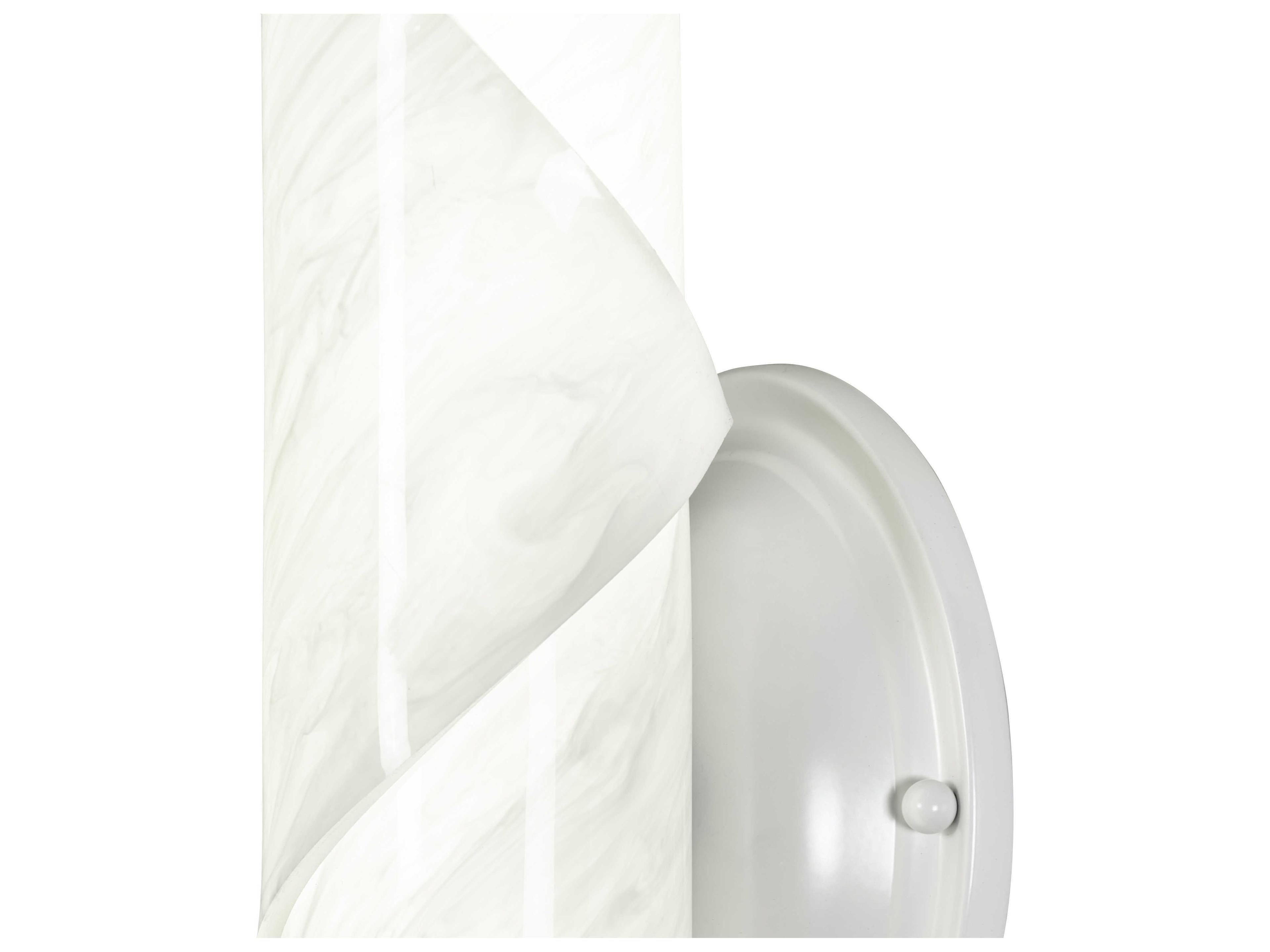 Meyda Barquillo White LED Wall Sconce