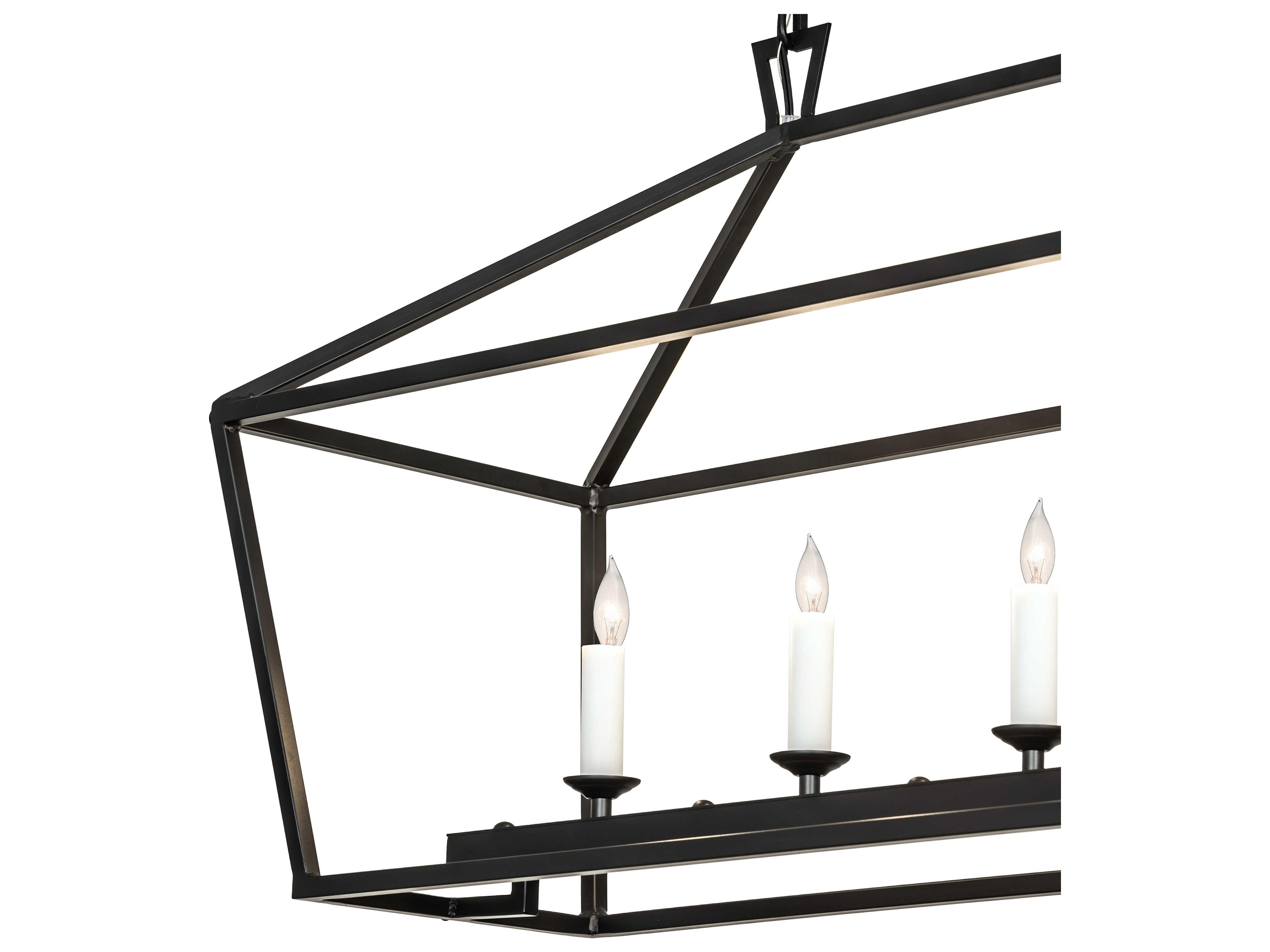 Meyda Kitzi 5-Light Flat Black LED Island Pendant