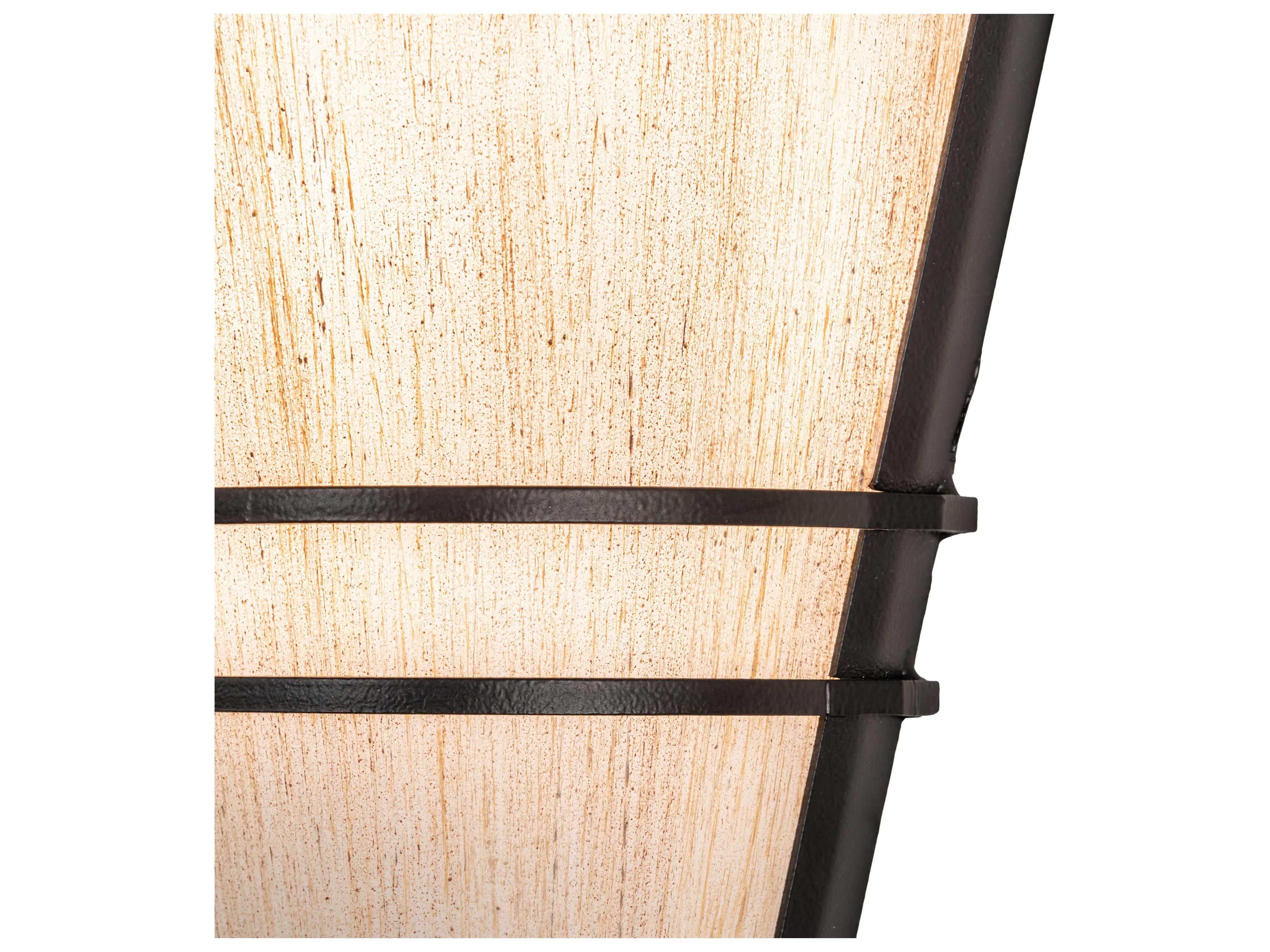 Meyda St. Lawrence 1-Light Black Beige Off White LED Wall Sconce