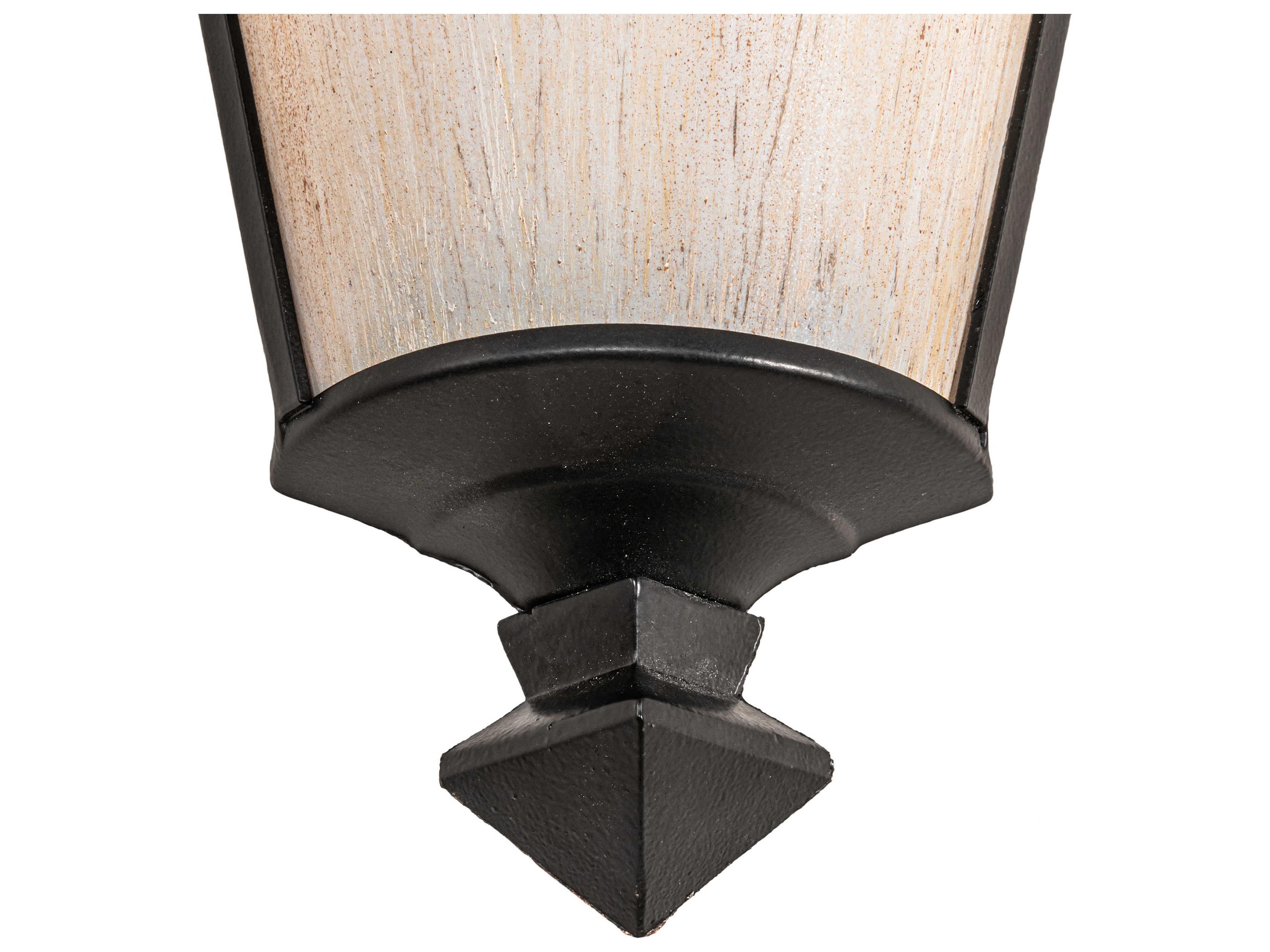 Meyda St. Lawrence 1-Light Black Beige Off White LED Wall Sconce