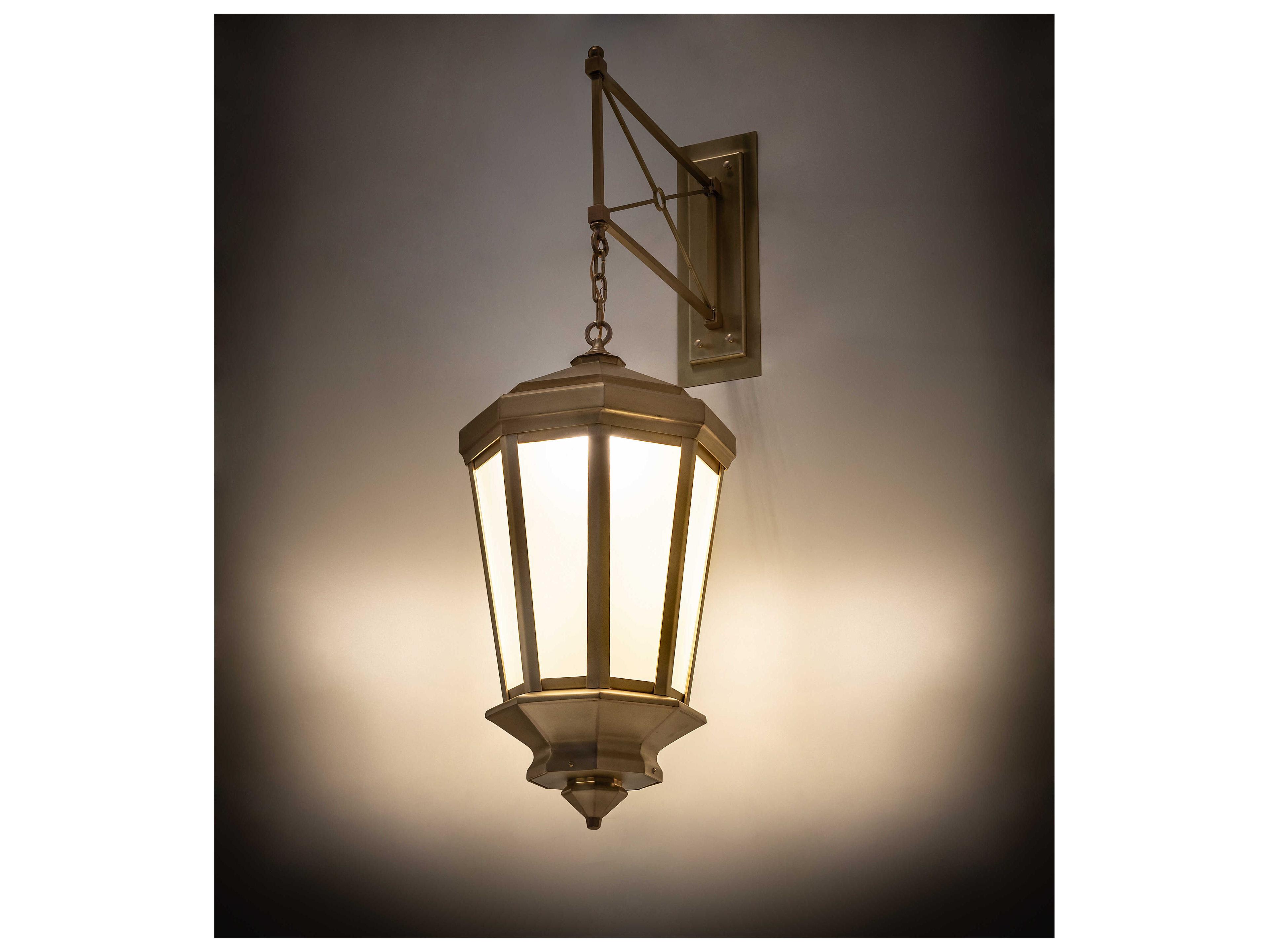 Meyda Wesleyan 1 - Light Glass Outdoor Wall Light