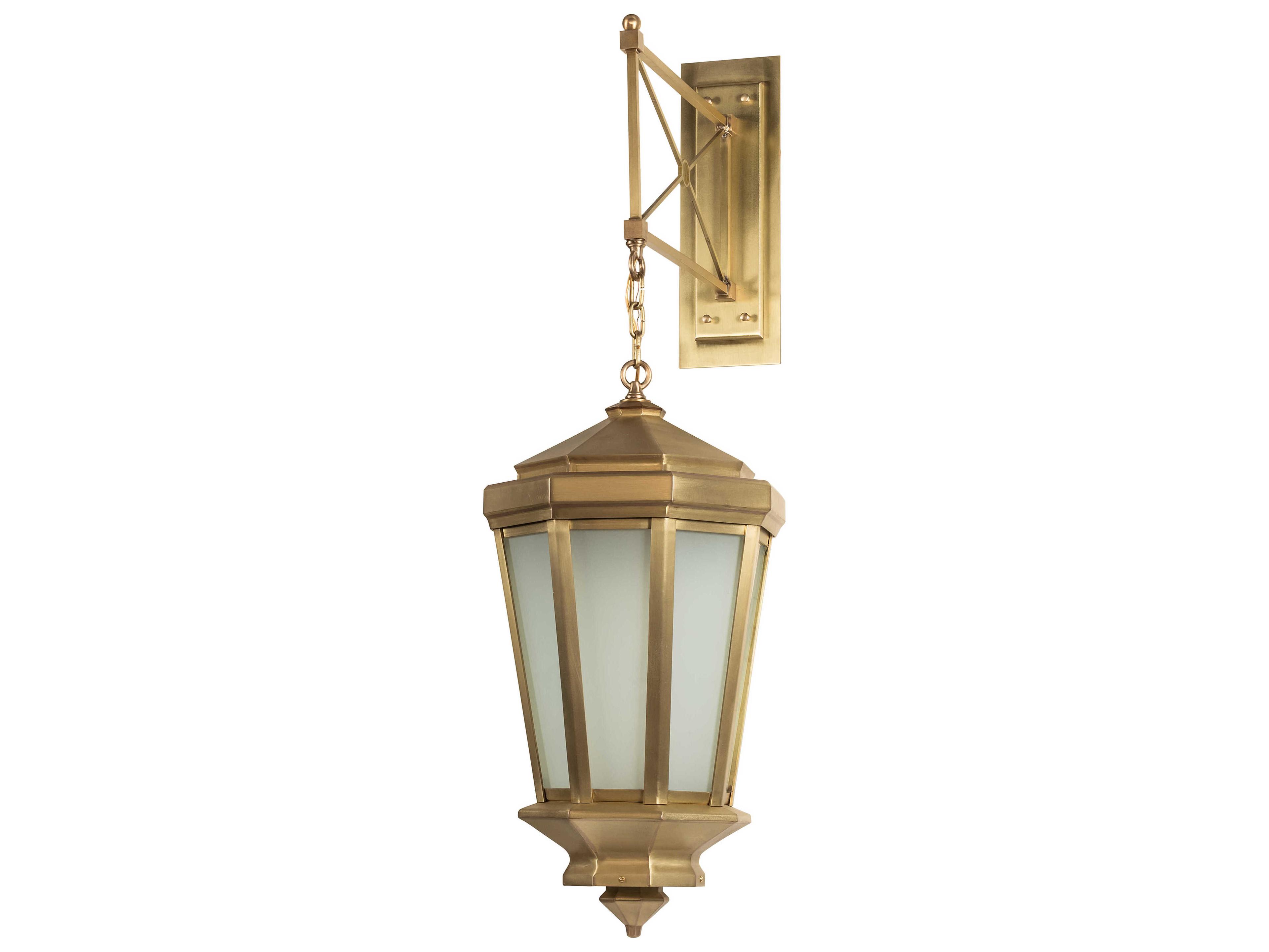 Meyda Wesleyan 1 - Light Glass Outdoor Wall Light