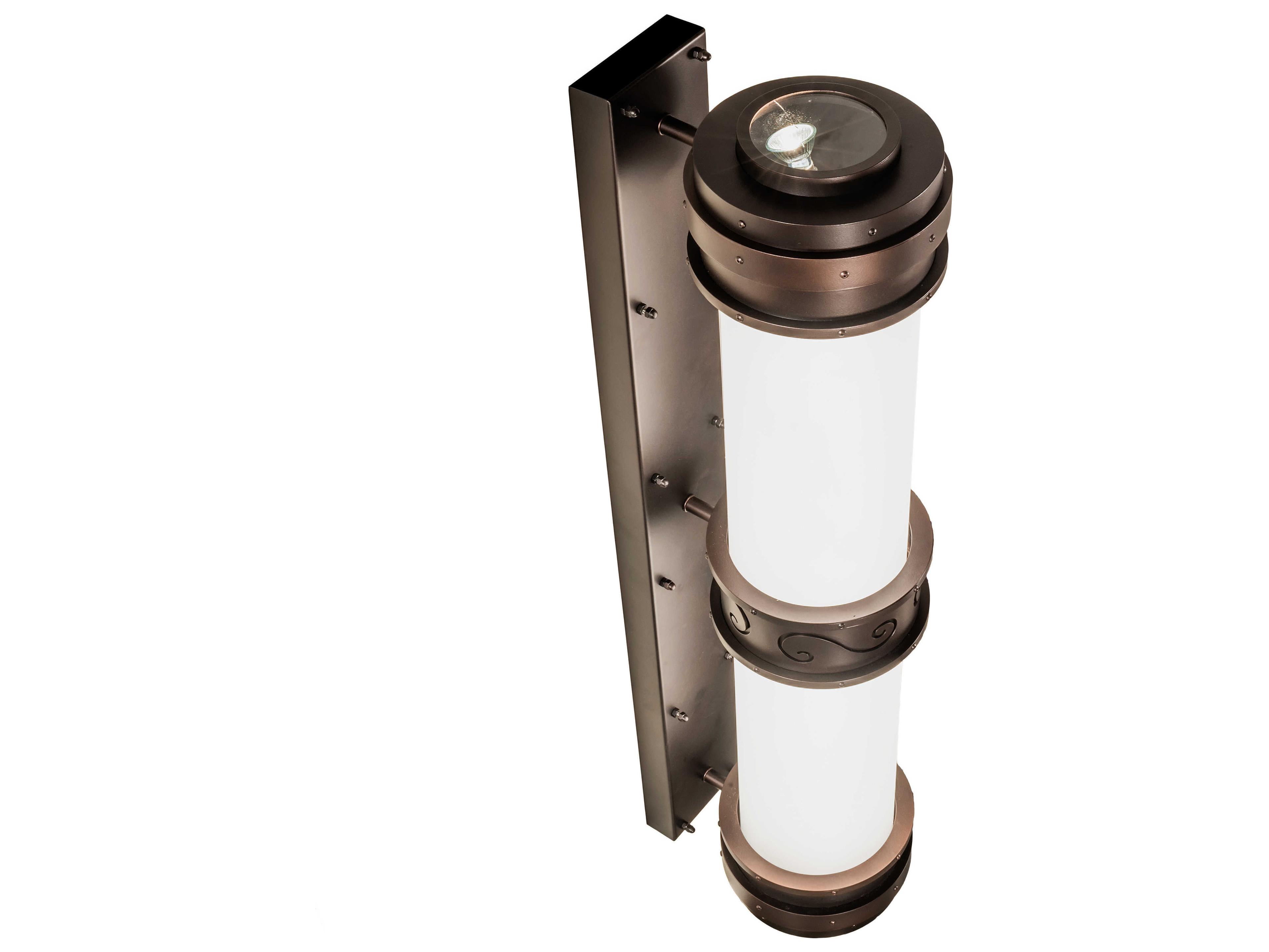 Meyda Mclean 2 - Light Glass LED Outdoor Wall Light