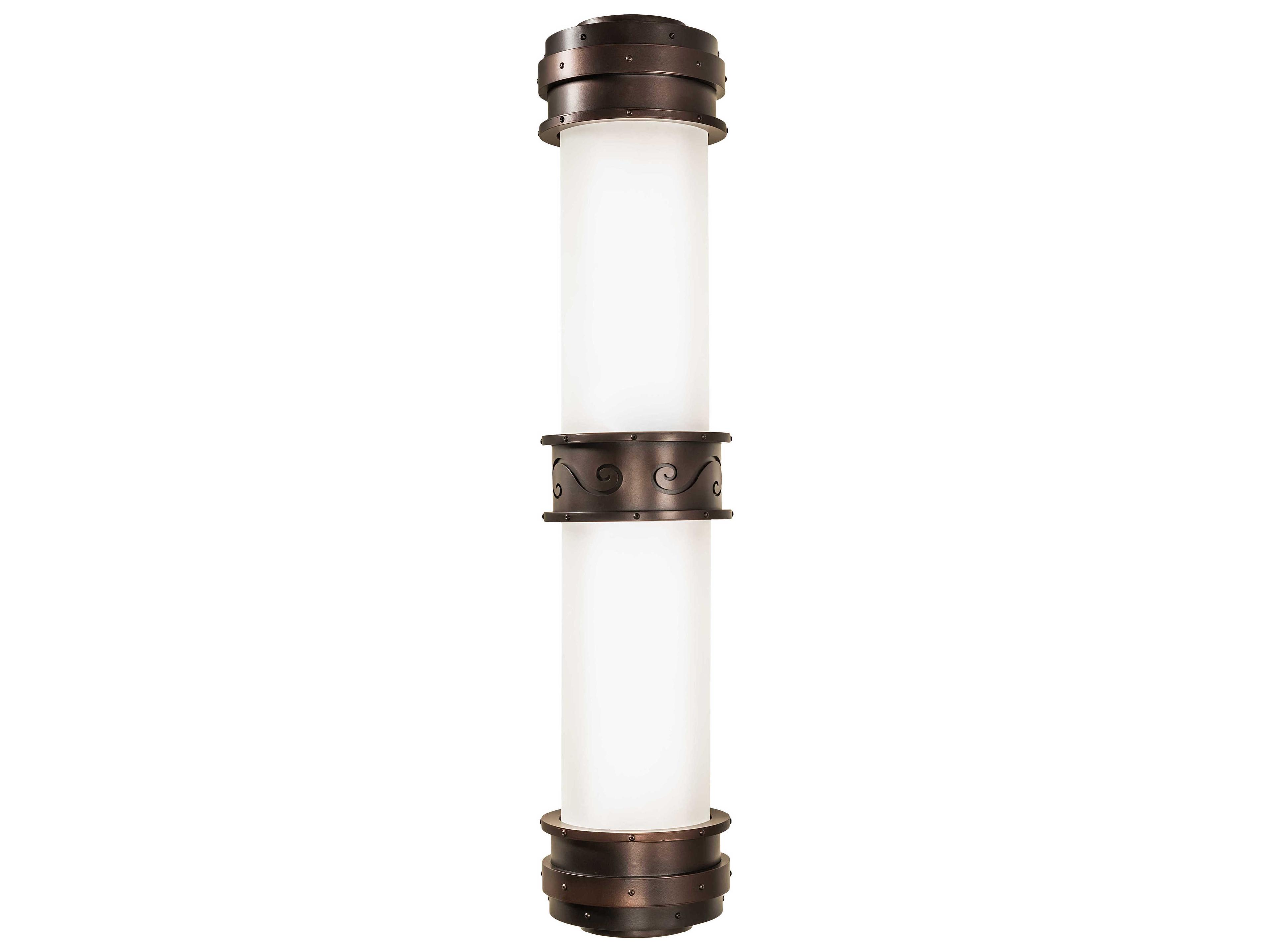 Meyda Mclean 2 - Light Glass LED Outdoor Wall Light