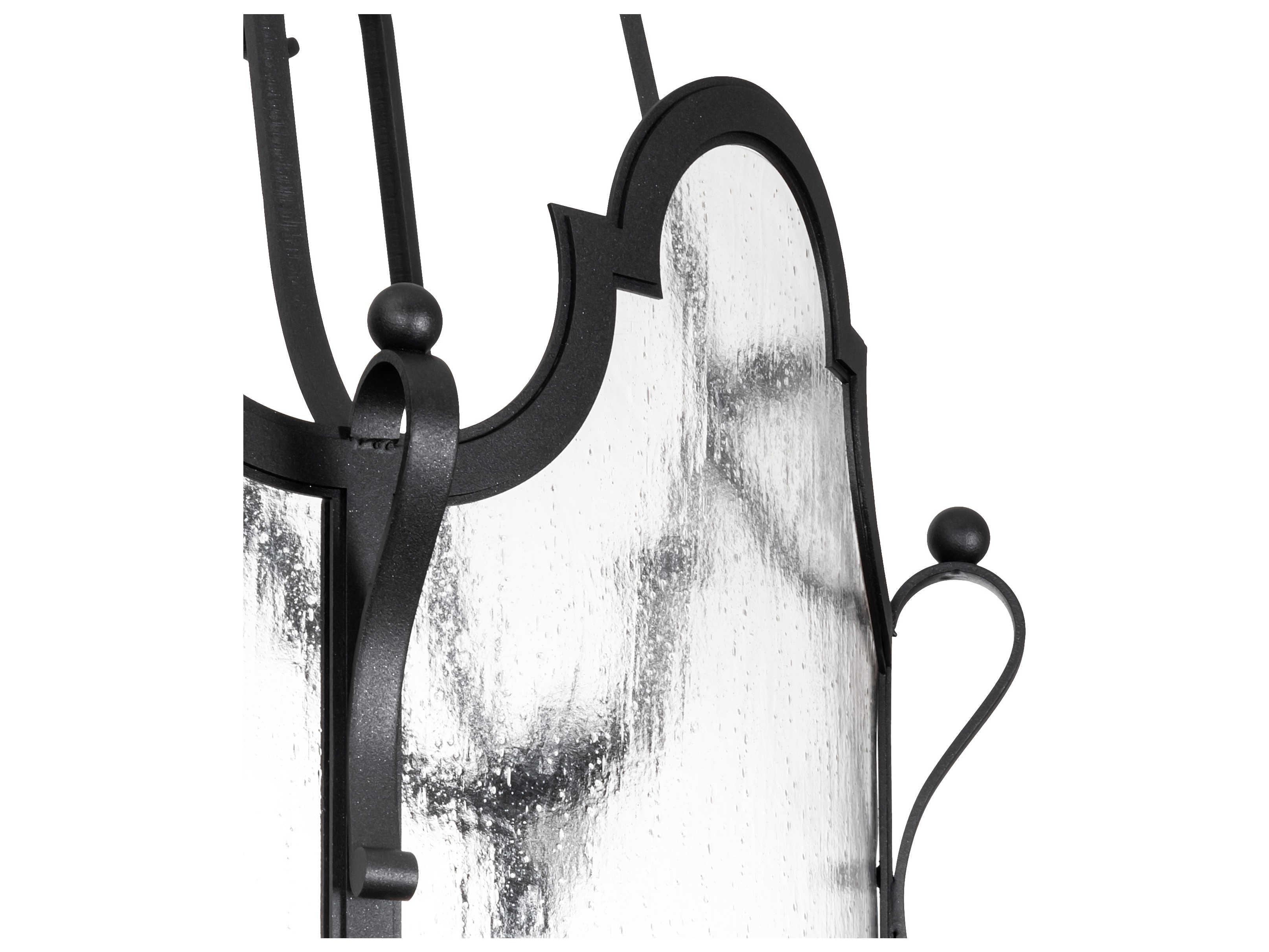 Meyda Dubrek 6-Light Gunmetal Candelabra Lantern Chandelier