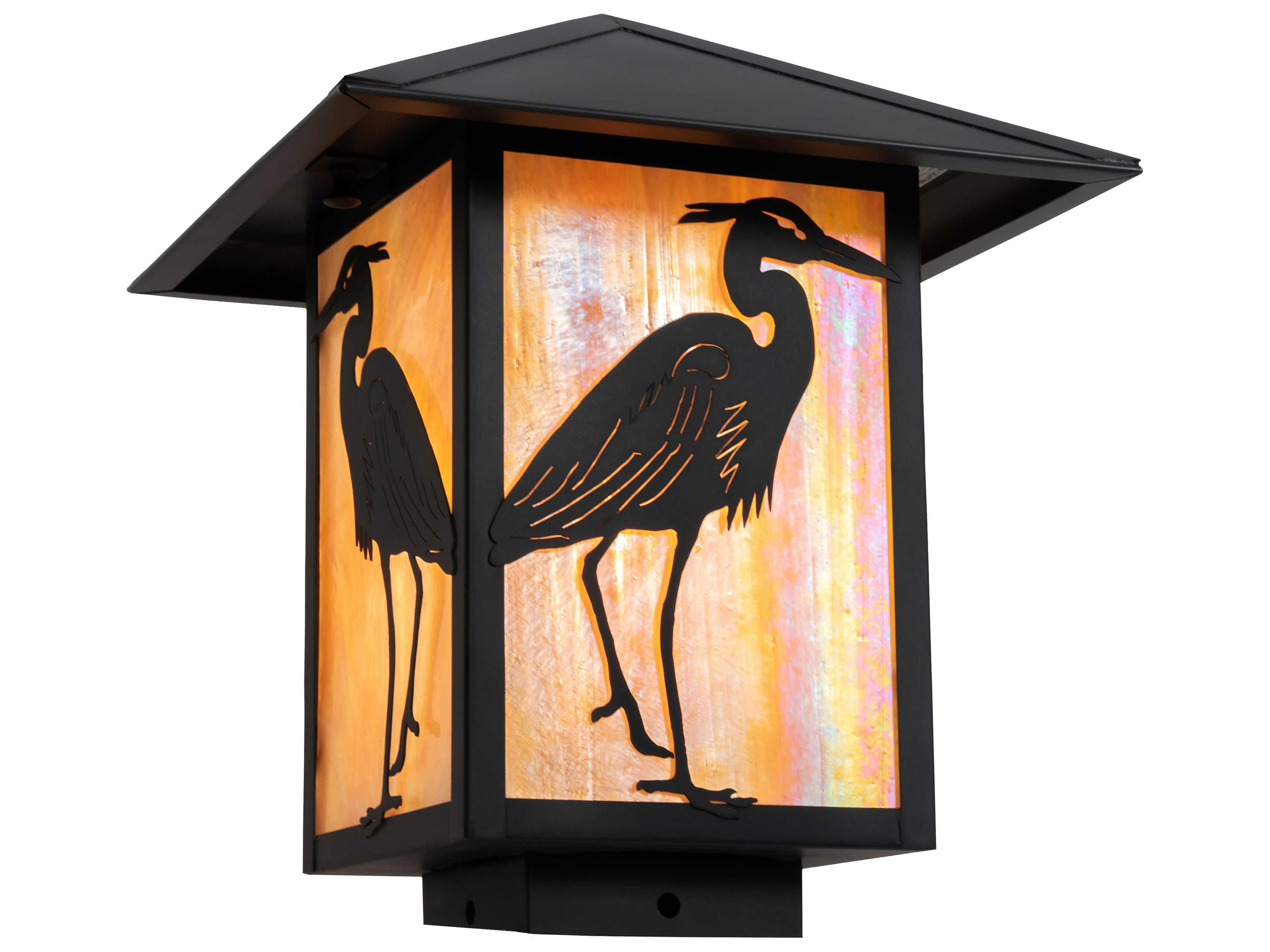 Meyda Seneca Heron 1 - Light Outdoor Post Light