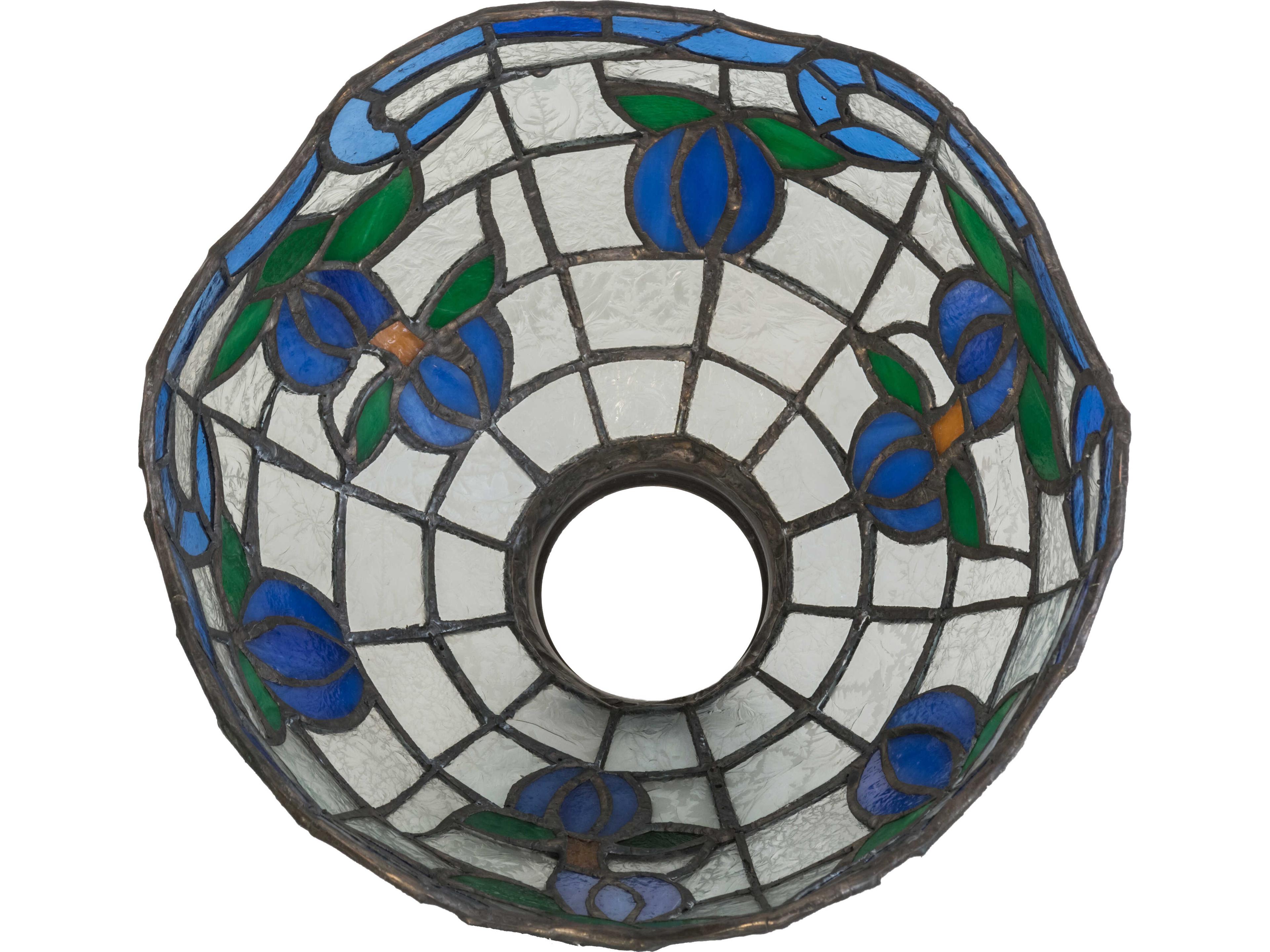 Meyda Roseborder Stained Glass