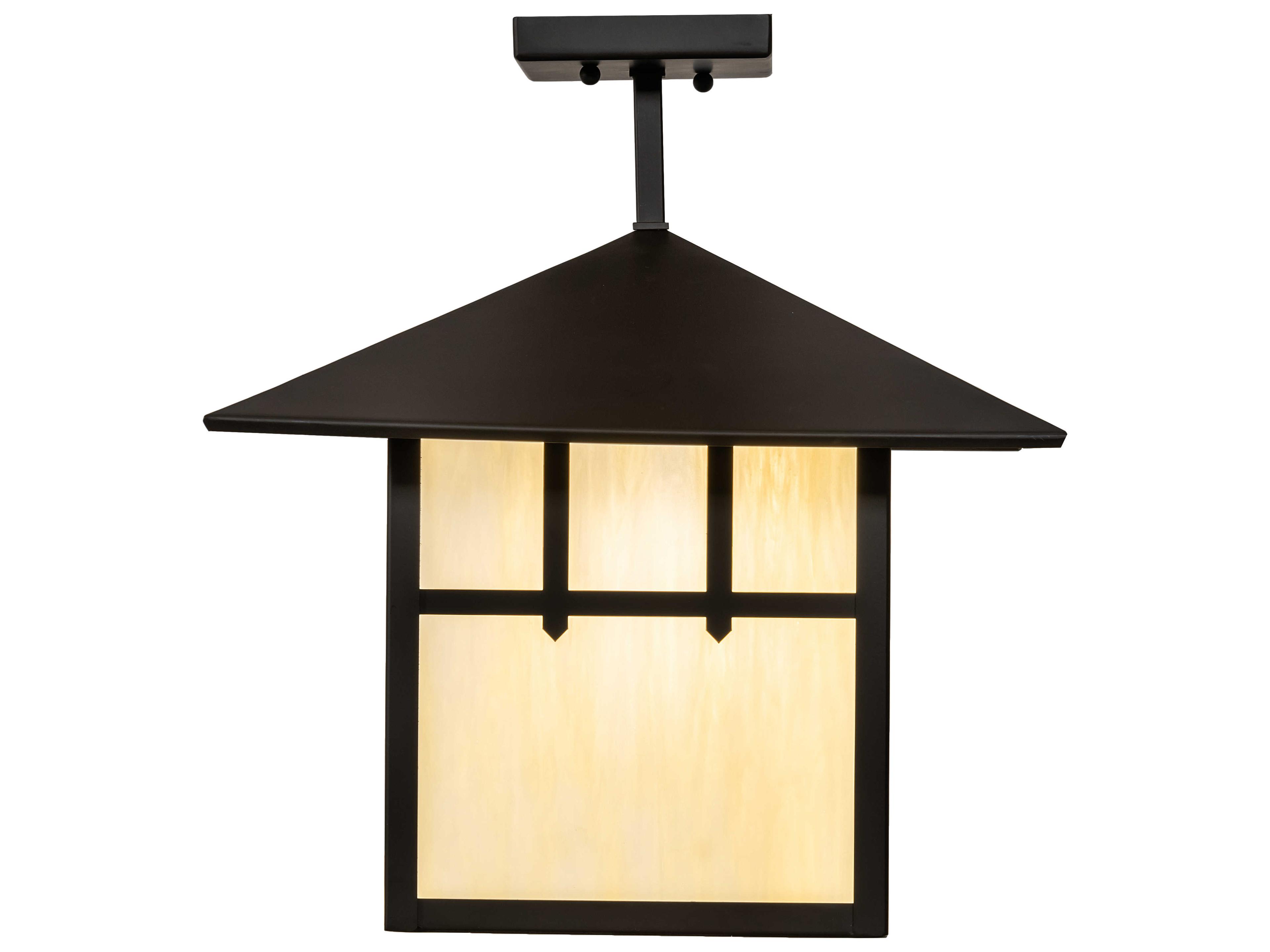 Meyda Seneca 1 - Light Glass Outdoor Hanging Light