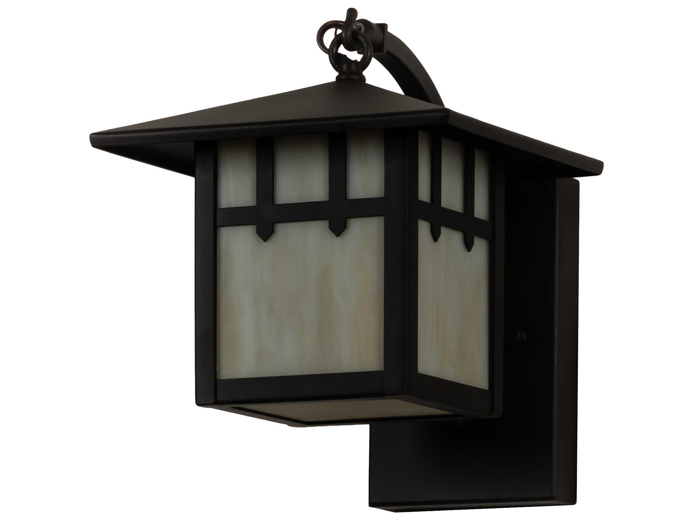Meyda Seneca 1 - Light Glass Outdoor Wall Light