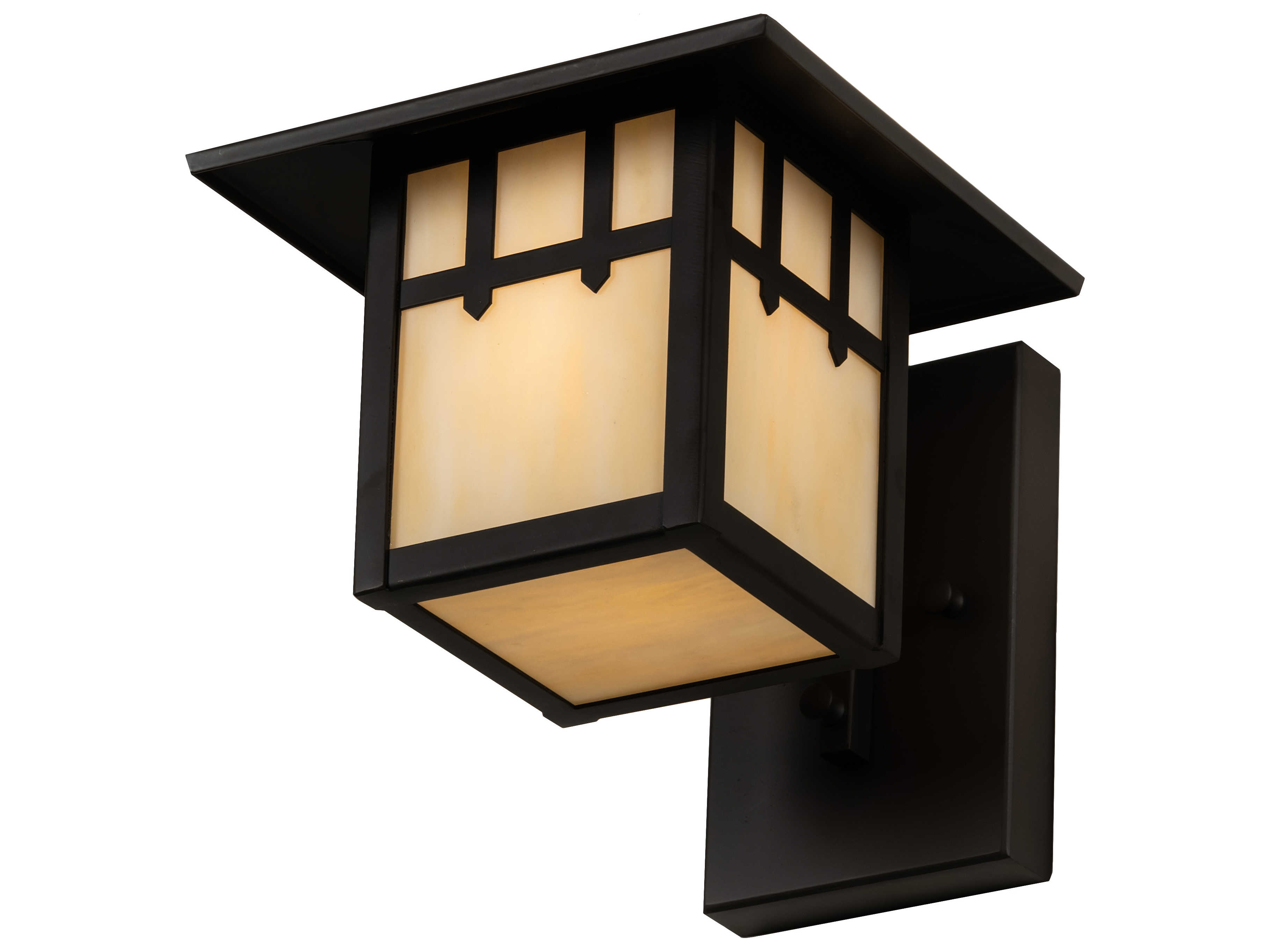 Meyda Seneca 1 - Light Glass Outdoor Wall Light