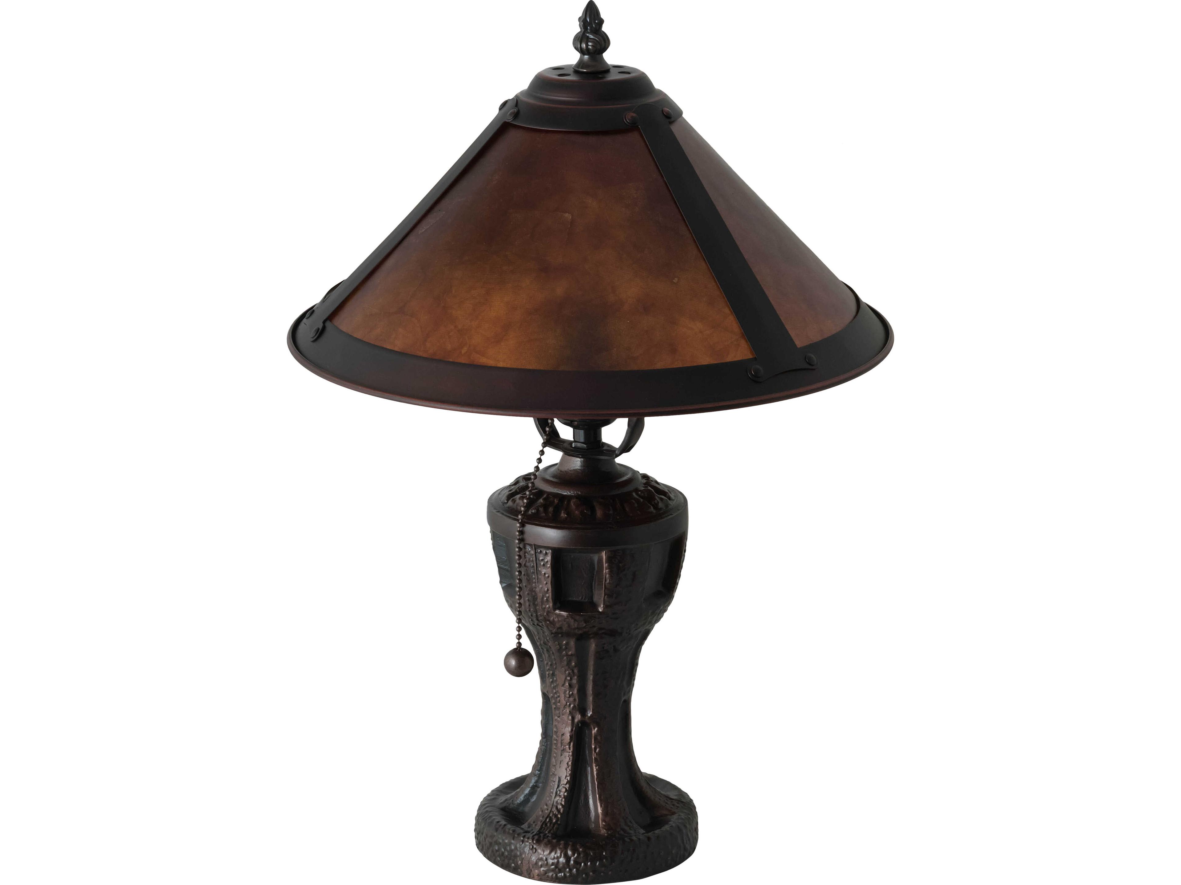 Meyda Sutter Bronze Traditional Table Lamp