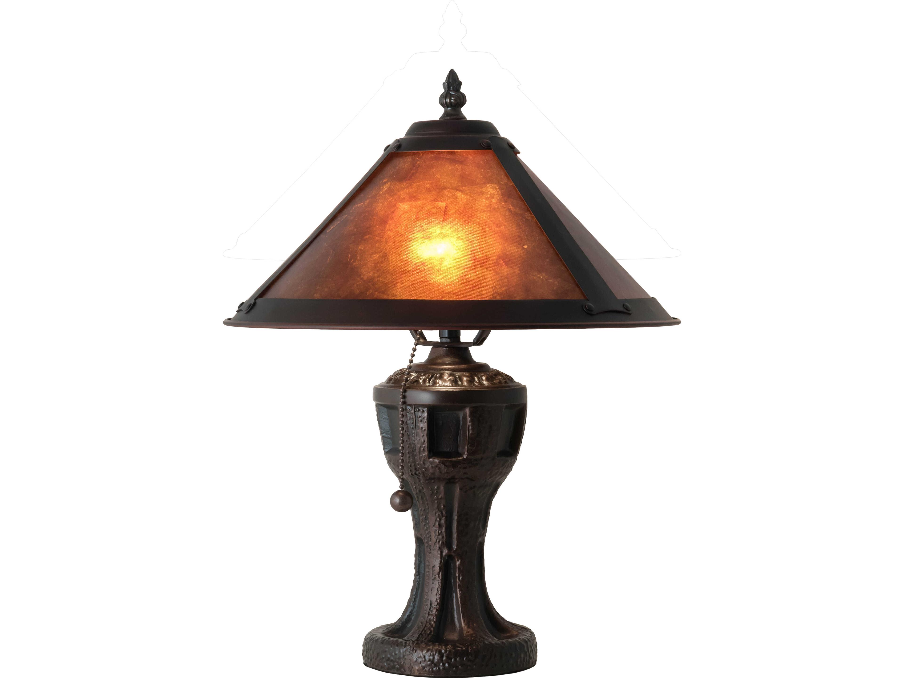 Meyda Sutter Bronze Traditional Table Lamp