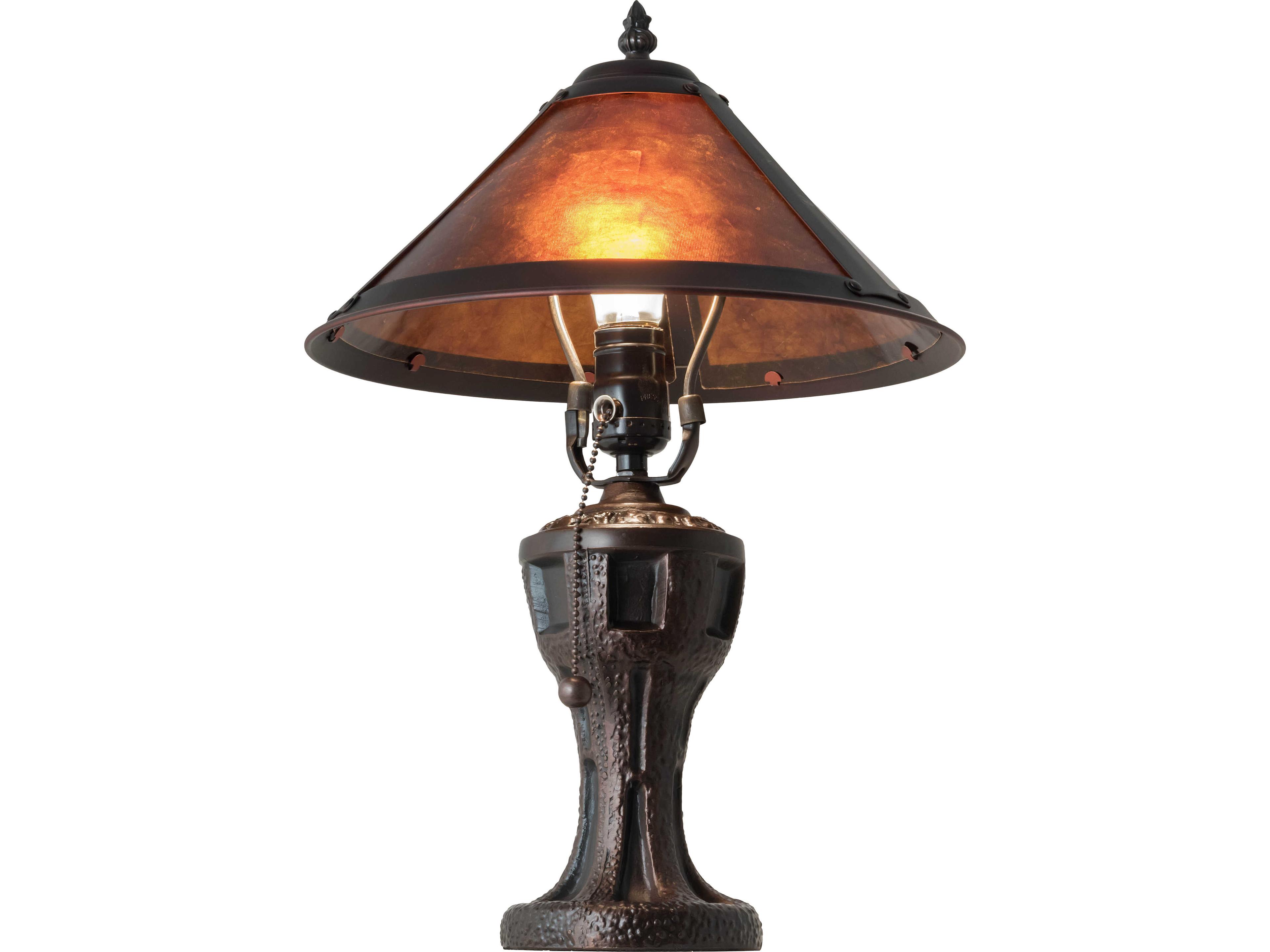 Meyda Sutter Bronze Traditional Table Lamp