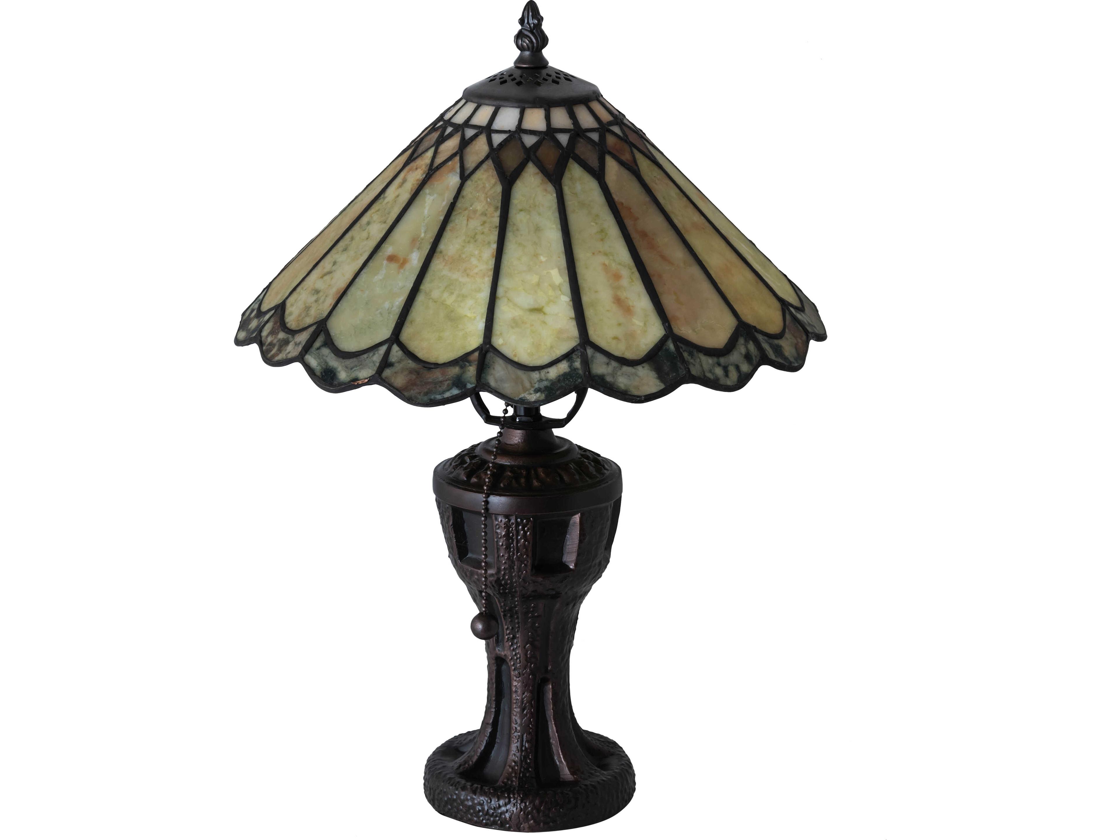 Meyda Carousel Bronze Traditional Table Lamp