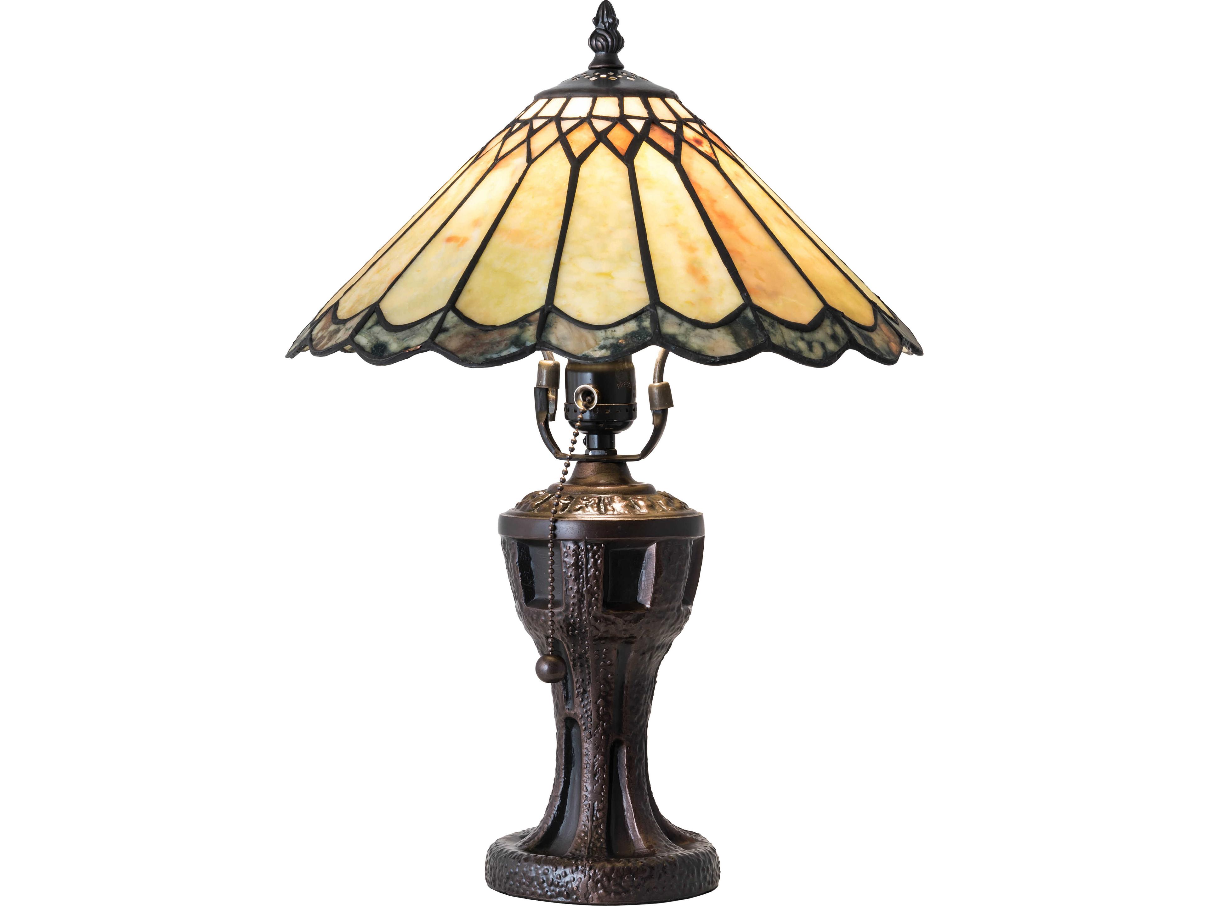 Meyda Carousel Bronze Traditional Table Lamp