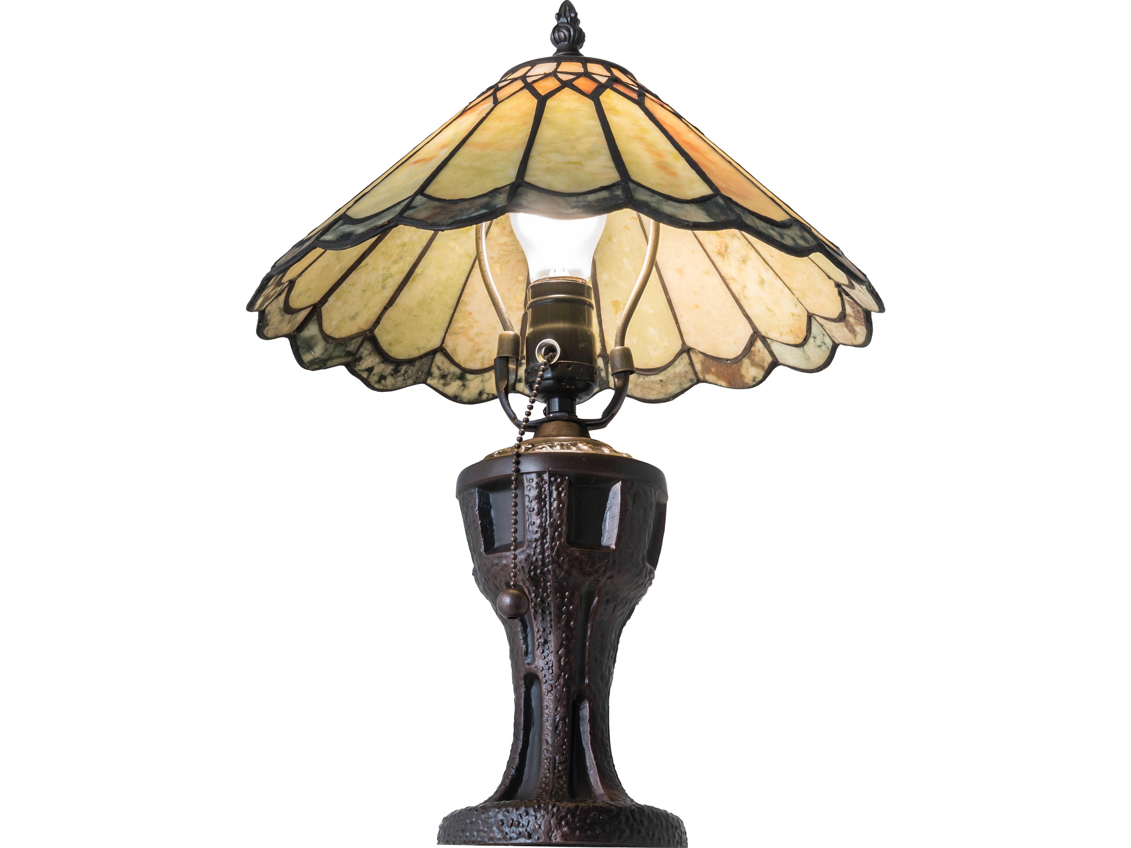 Meyda Carousel Bronze Traditional Table Lamp