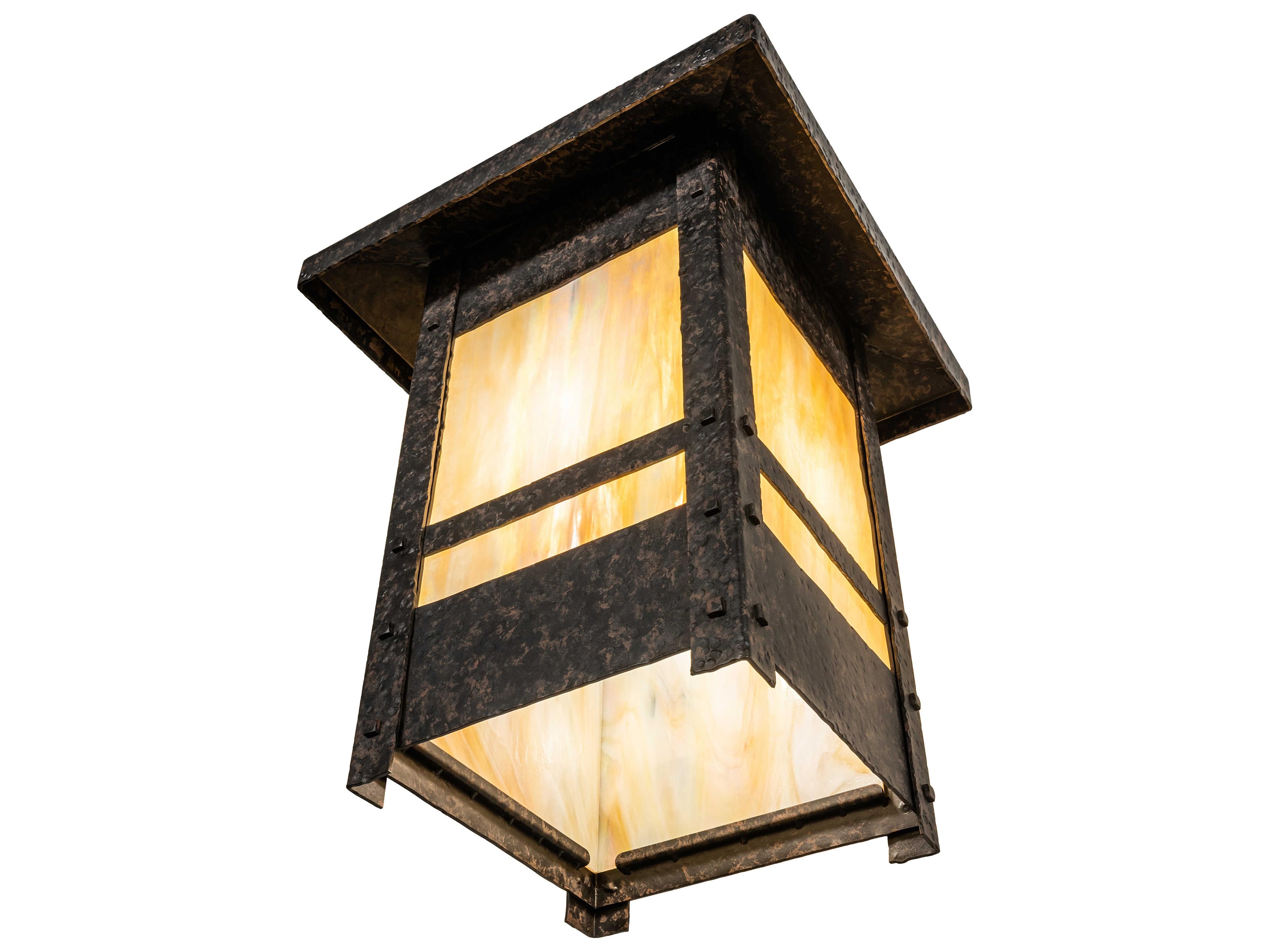 Meyda Durango 1 - Light Glass Outdoor Wall Light