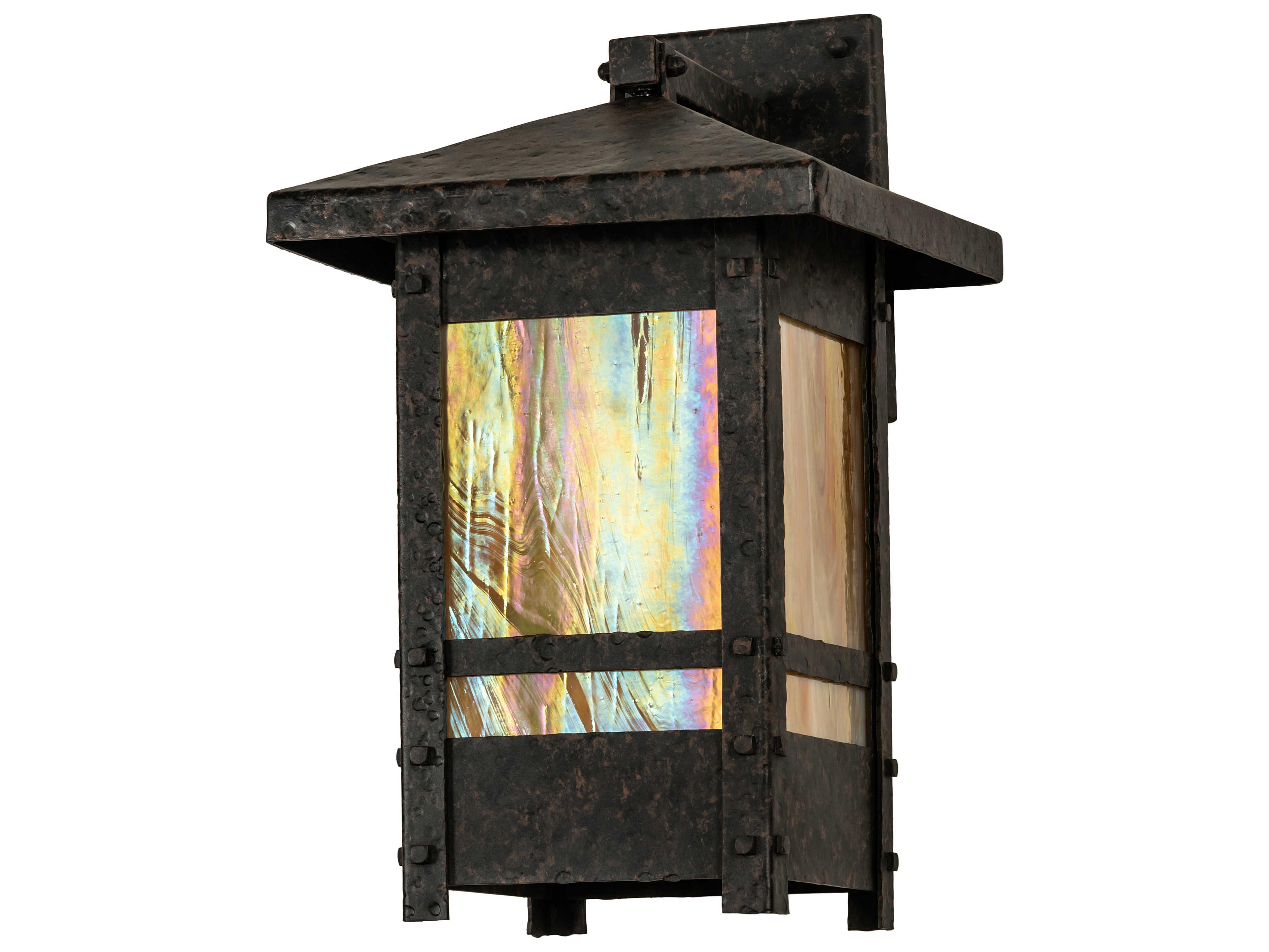 Meyda Durango 1 - Light Glass Outdoor Wall Light