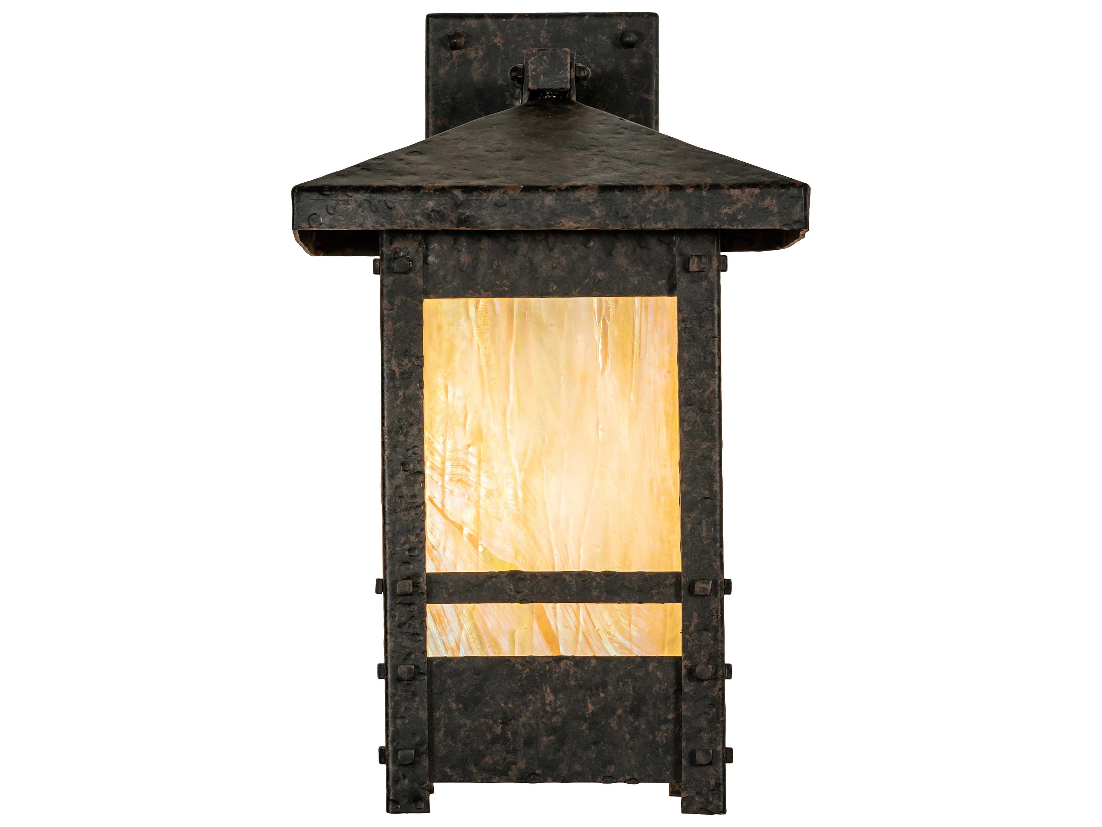 Meyda Durango 1 - Light Glass Outdoor Wall Light