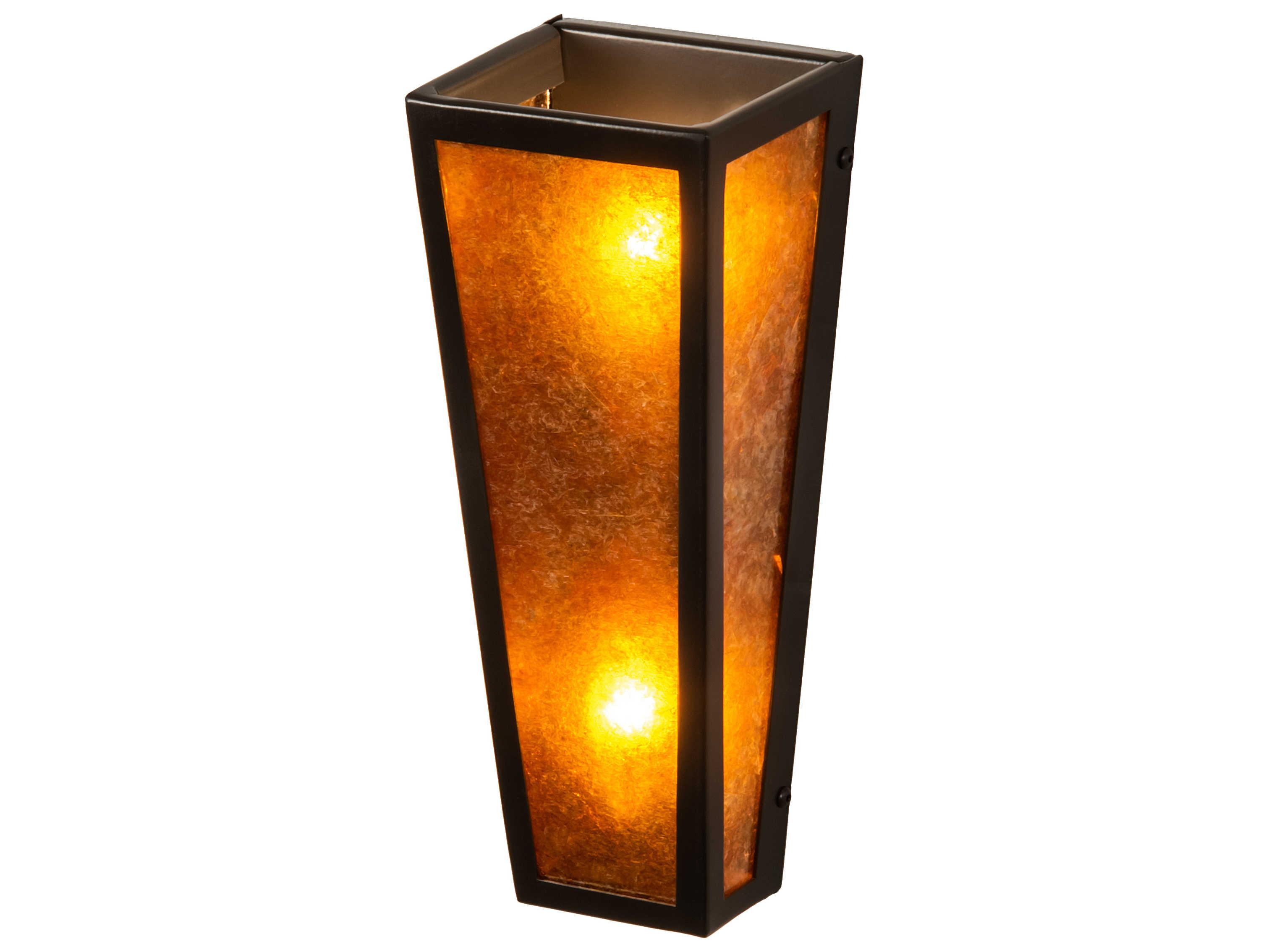 Meyda Craftsman 2-Light Timeless Bronze Wall Sconce