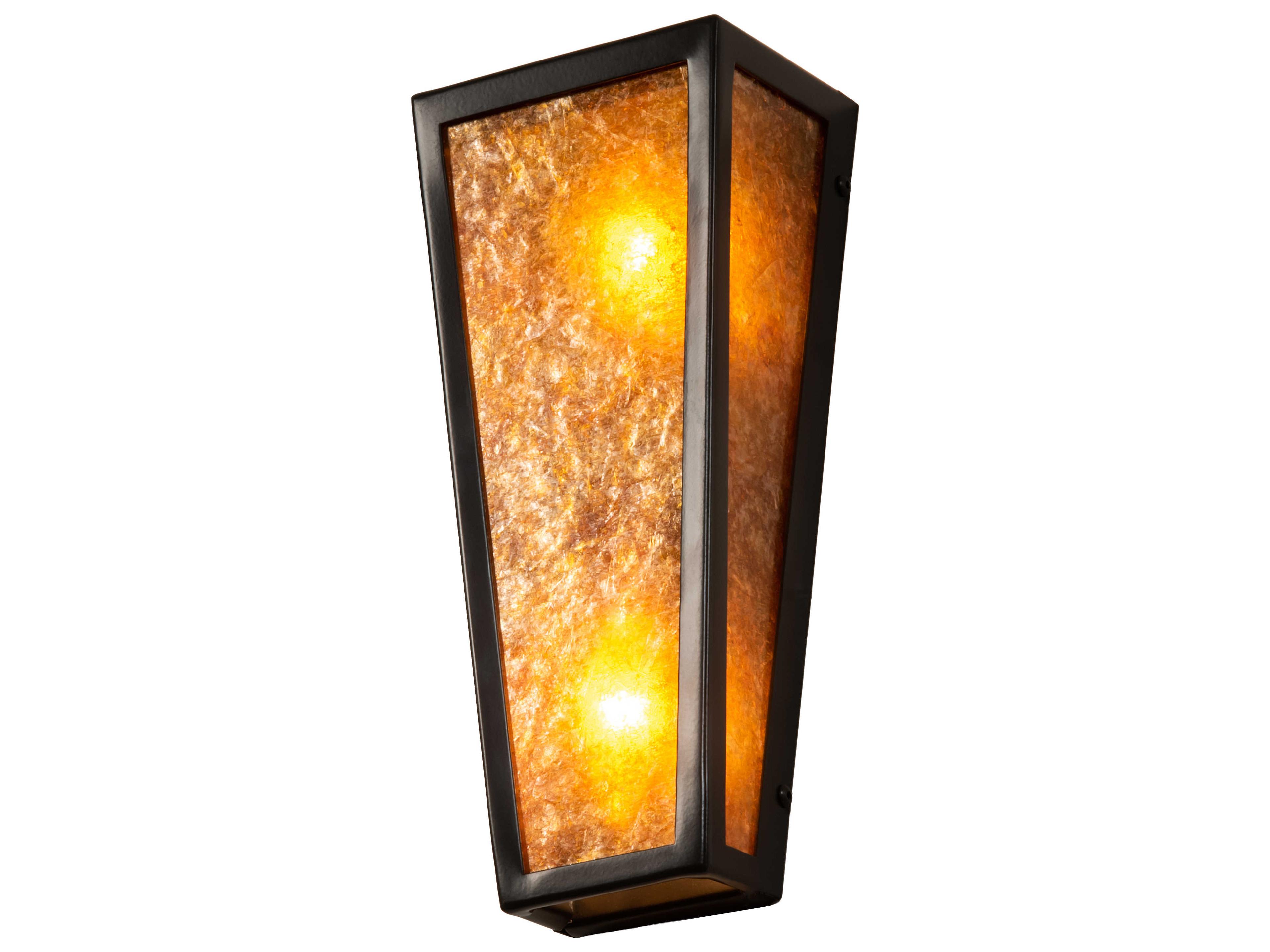 Meyda Craftsman 2-Light Timeless Bronze Wall Sconce