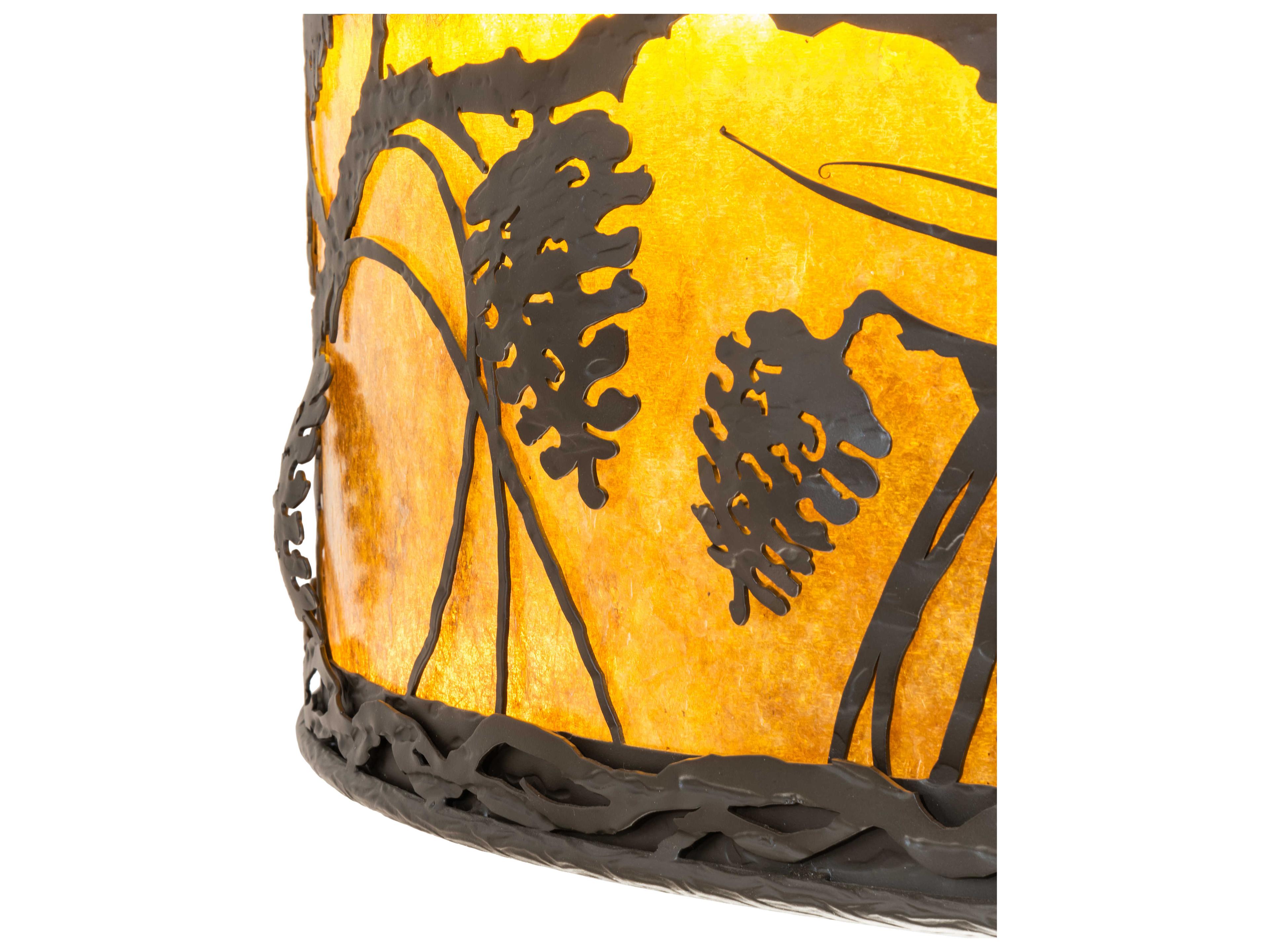 Meyda Whispering Pines 4 - Light 36" LED Ceiling Fan