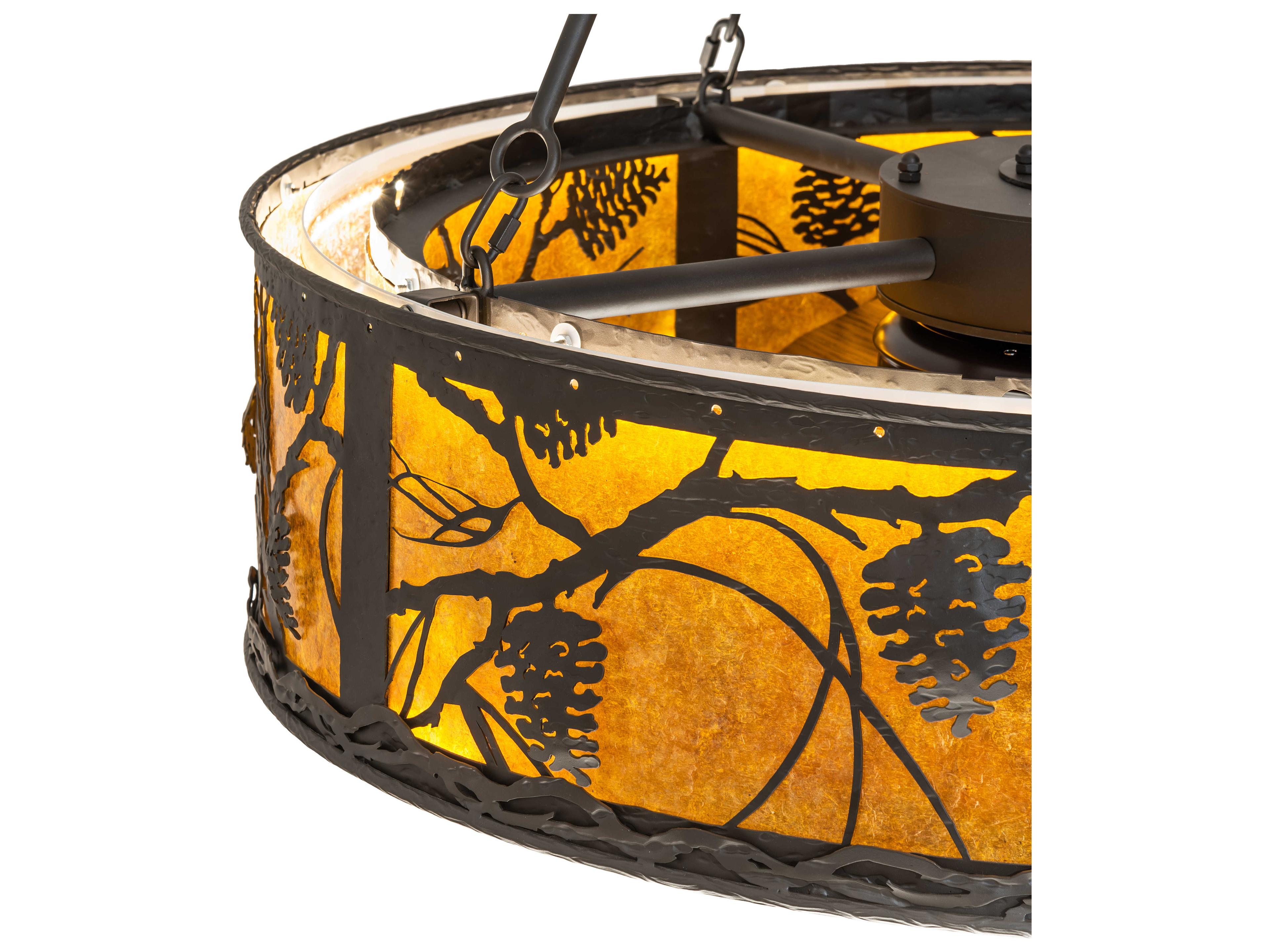 Meyda Whispering Pines 4 - Light 36" LED Ceiling Fan