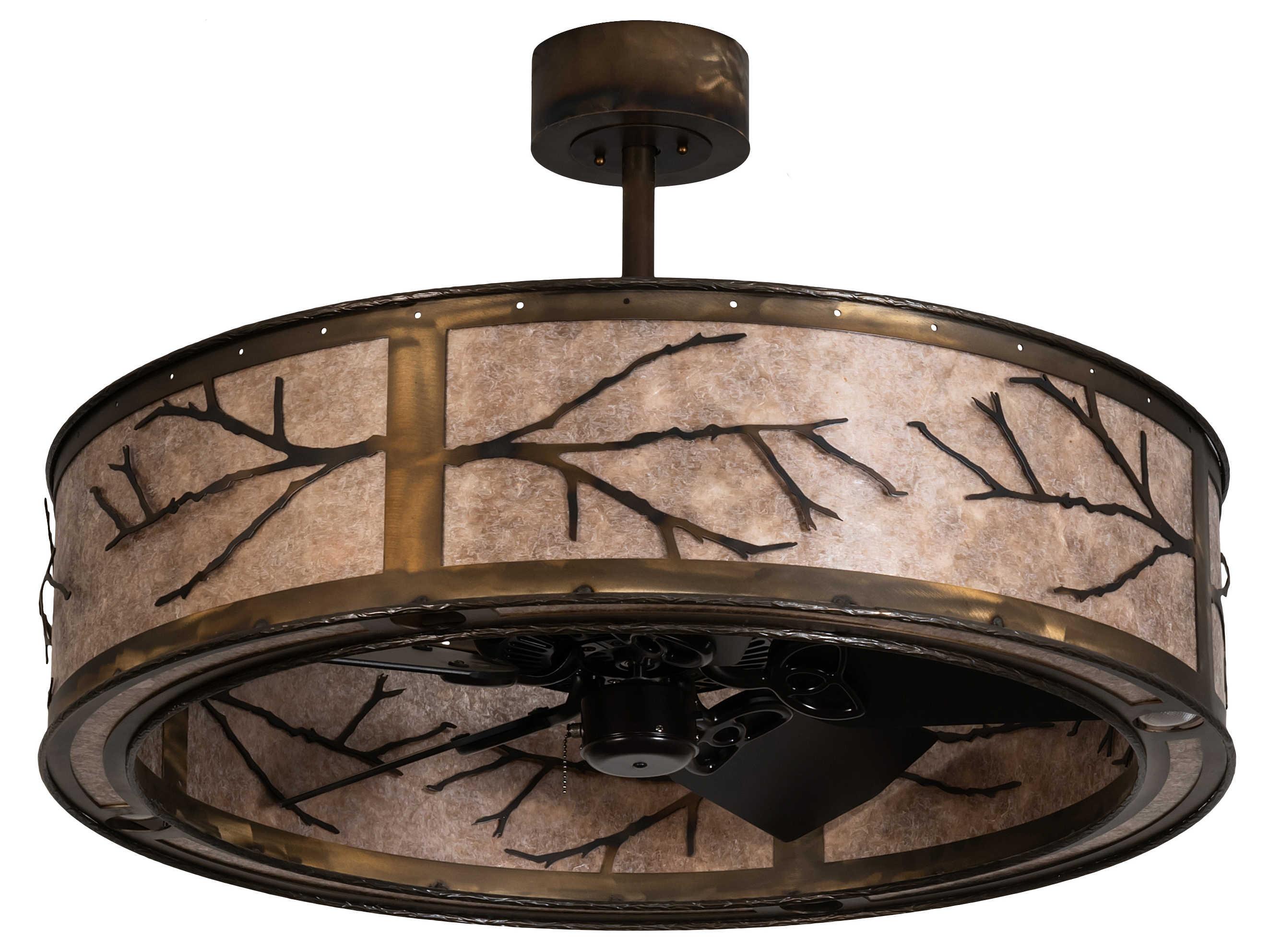 Meyda Fulton 4 - Light 37" LED Ceiling Fan