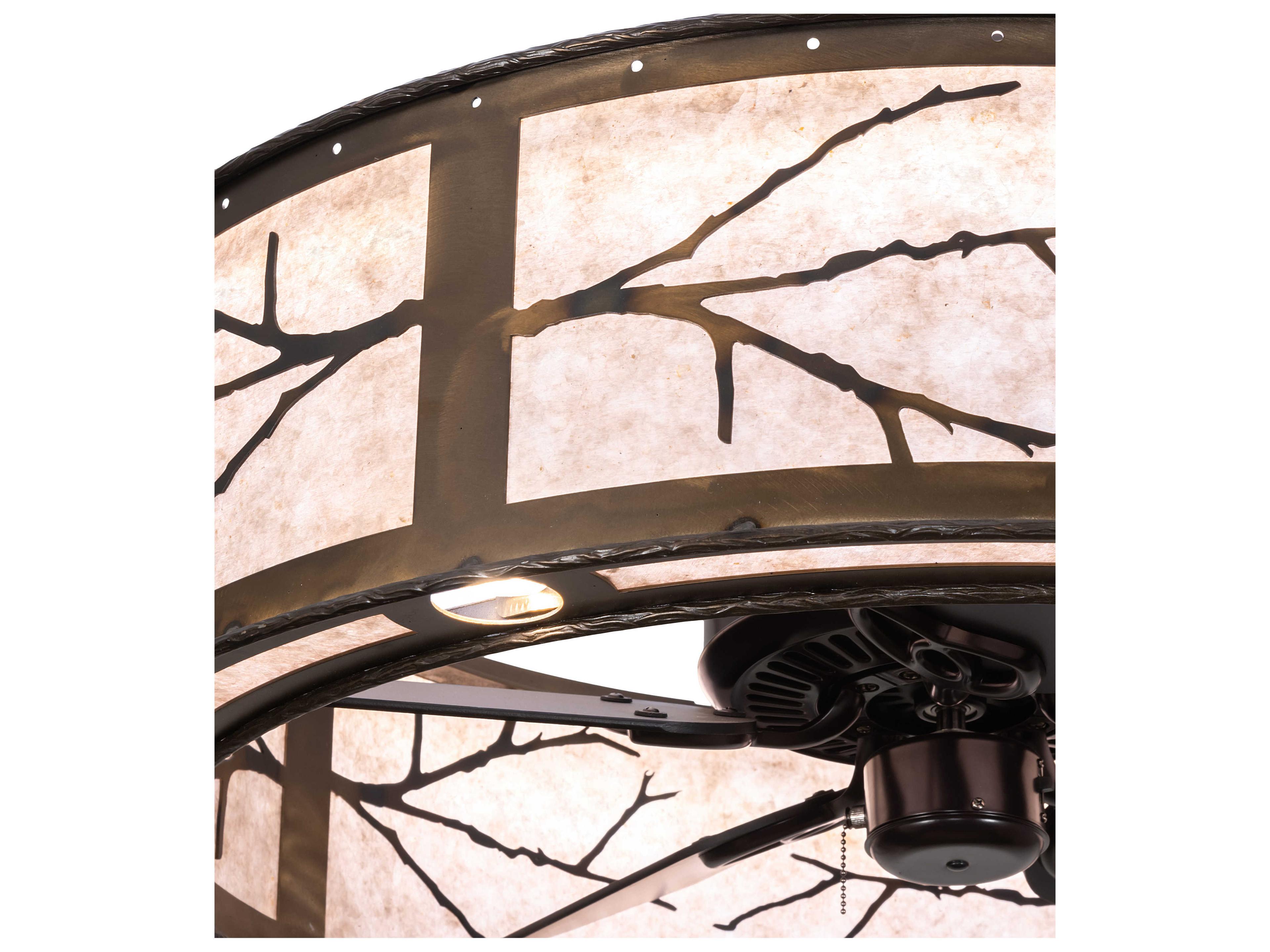 Meyda Fulton 4 - Light 37" LED Ceiling Fan