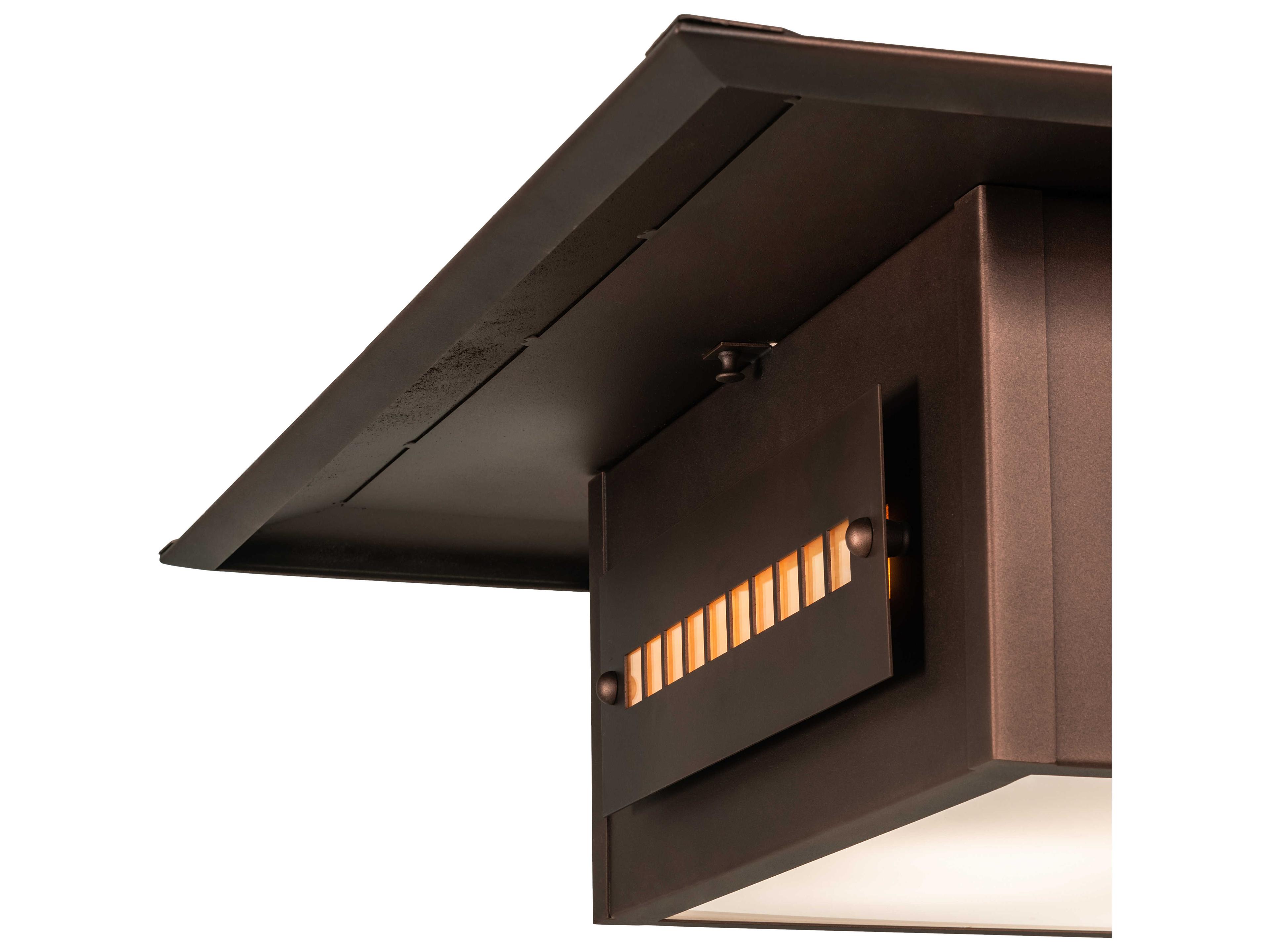 Meyda Moss Creek 6-Light Cinnamon Coffee Metalic Brown Glass Geometric Pendant