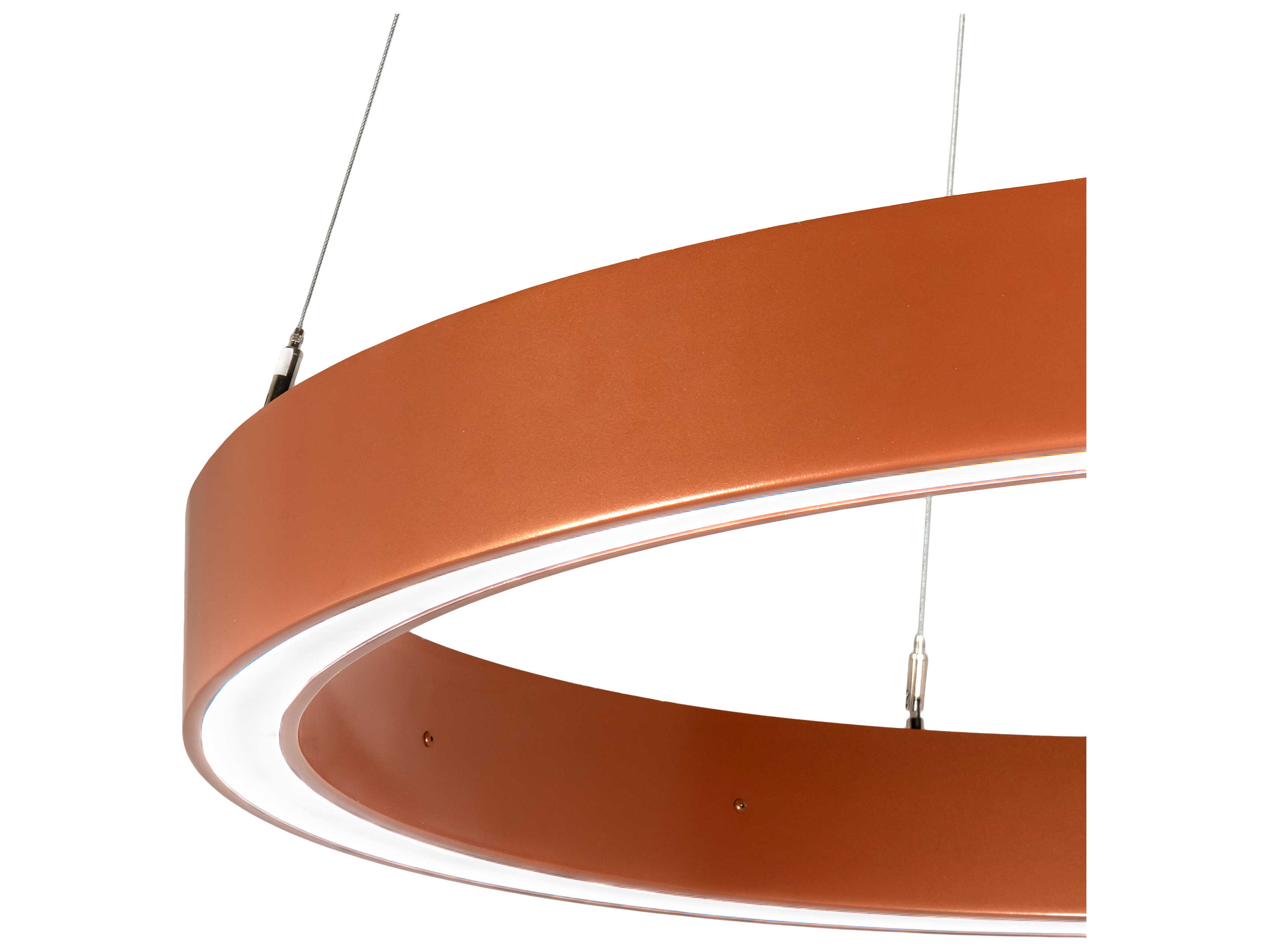 Meyda Anillo Strip Copper LED Round Pendant