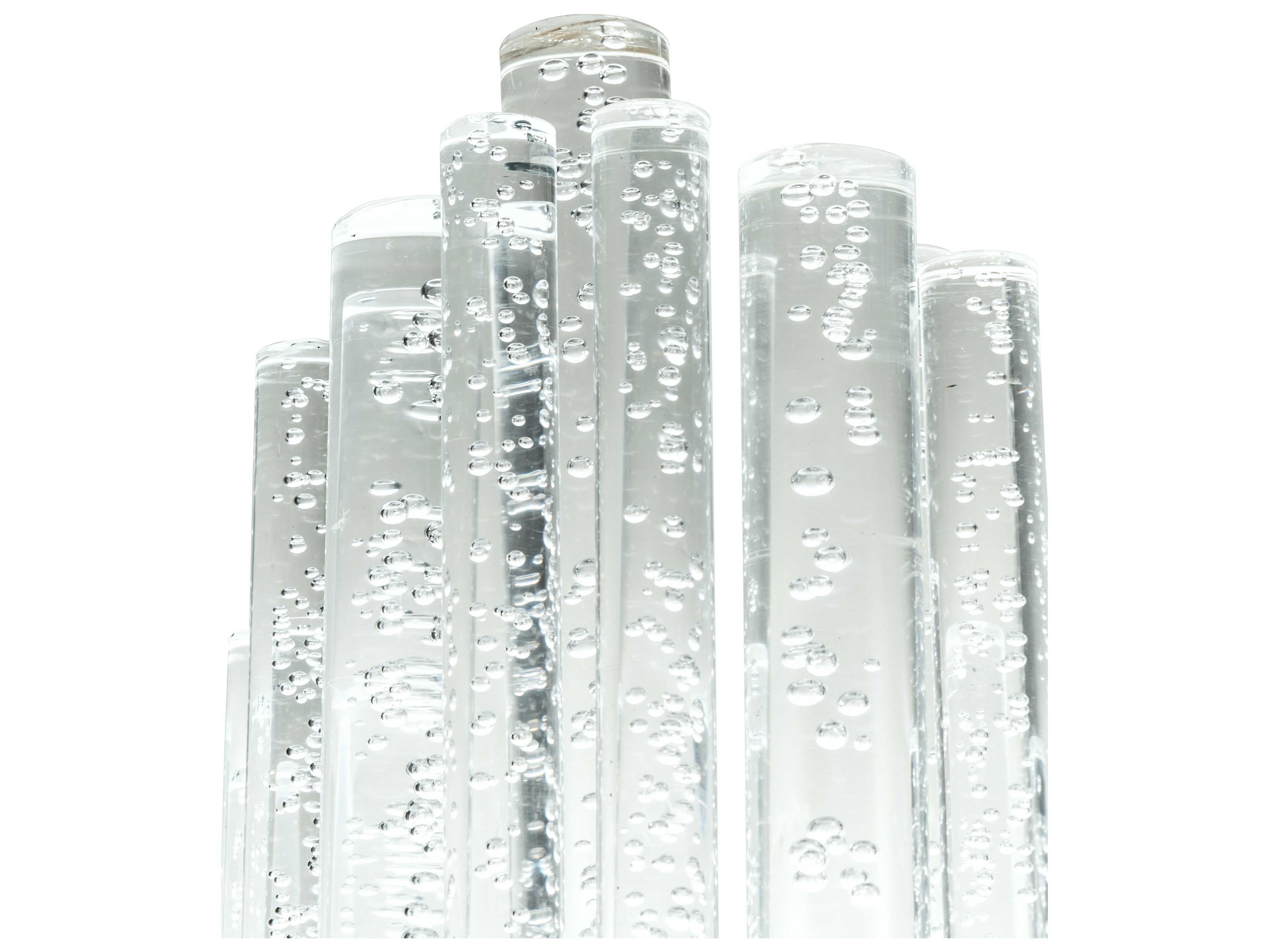 Meyda Aquagen Strip Stainless Steel Silver LED Wall Sconce