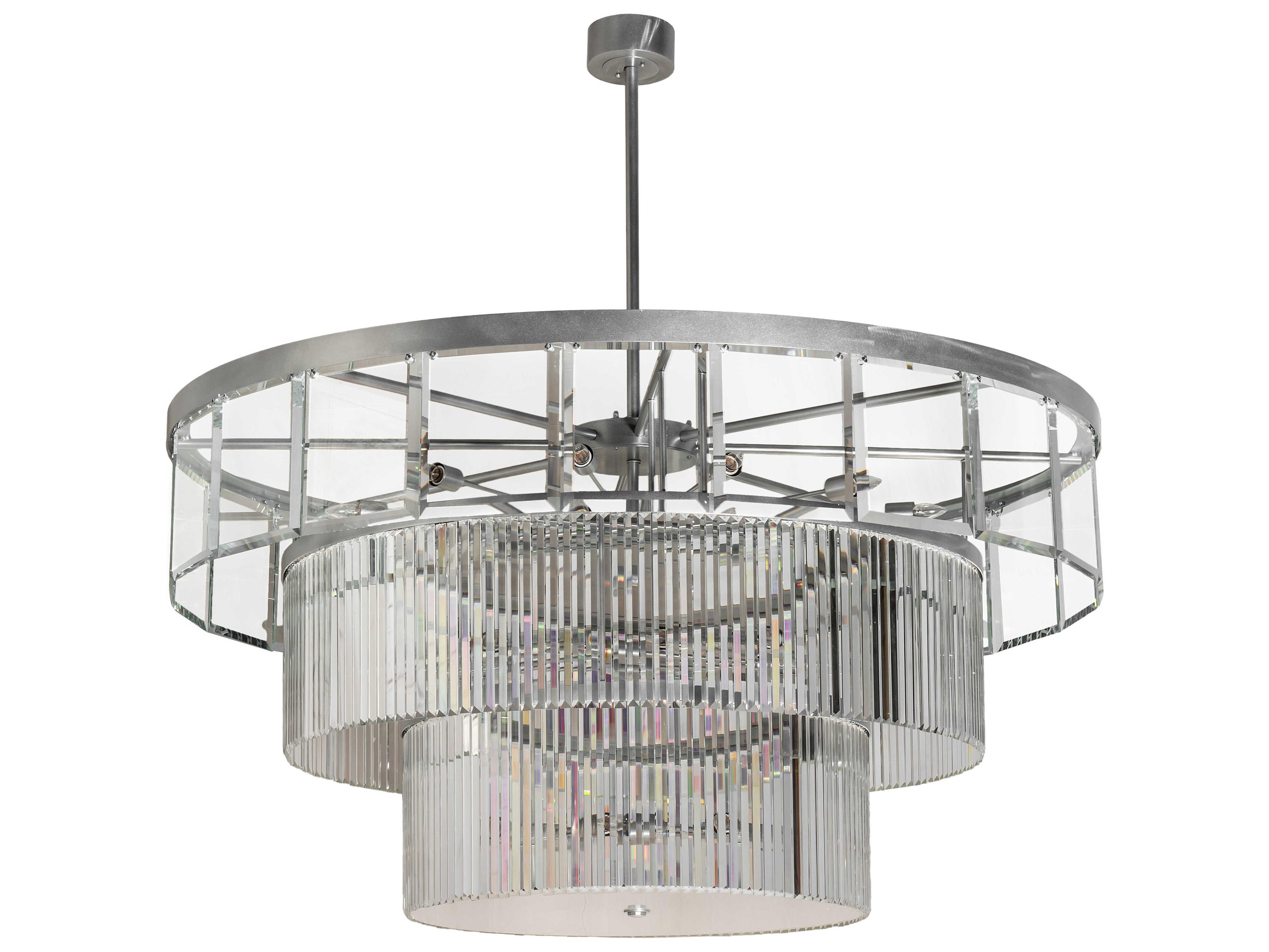 Meyda Beckam 27-Light Crystal Clear Glass Tiered Chandelier