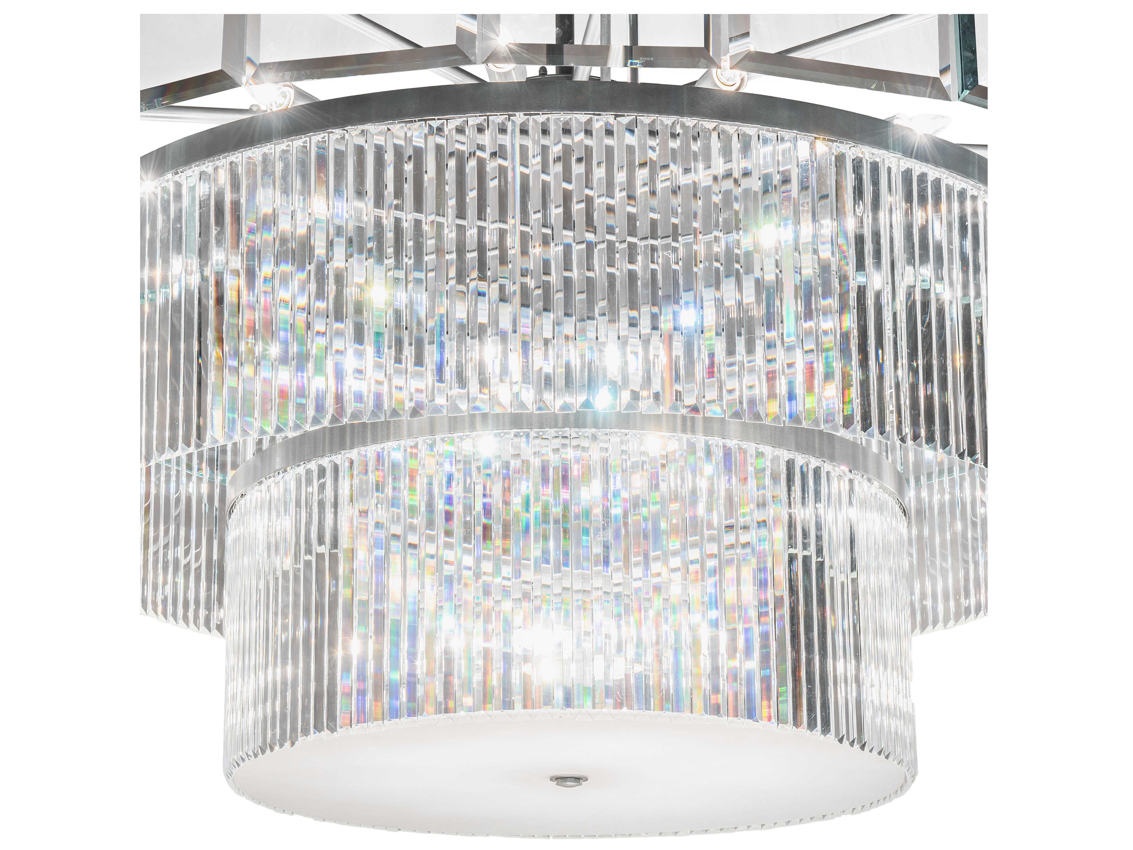 Meyda Beckam 27-Light Crystal Clear Glass Tiered Chandelier