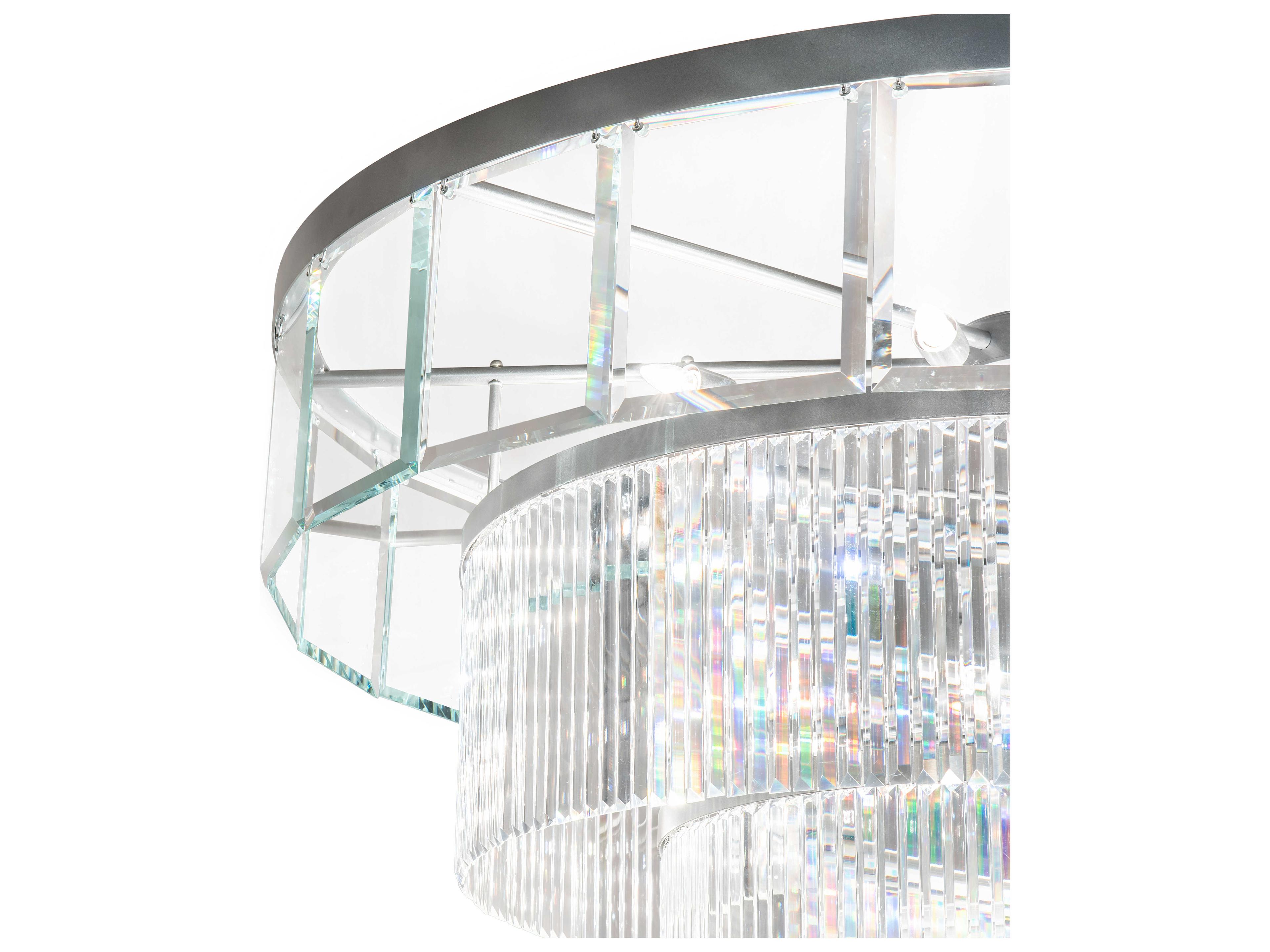 Meyda Beckam 27-Light Crystal Clear Glass Tiered Chandelier