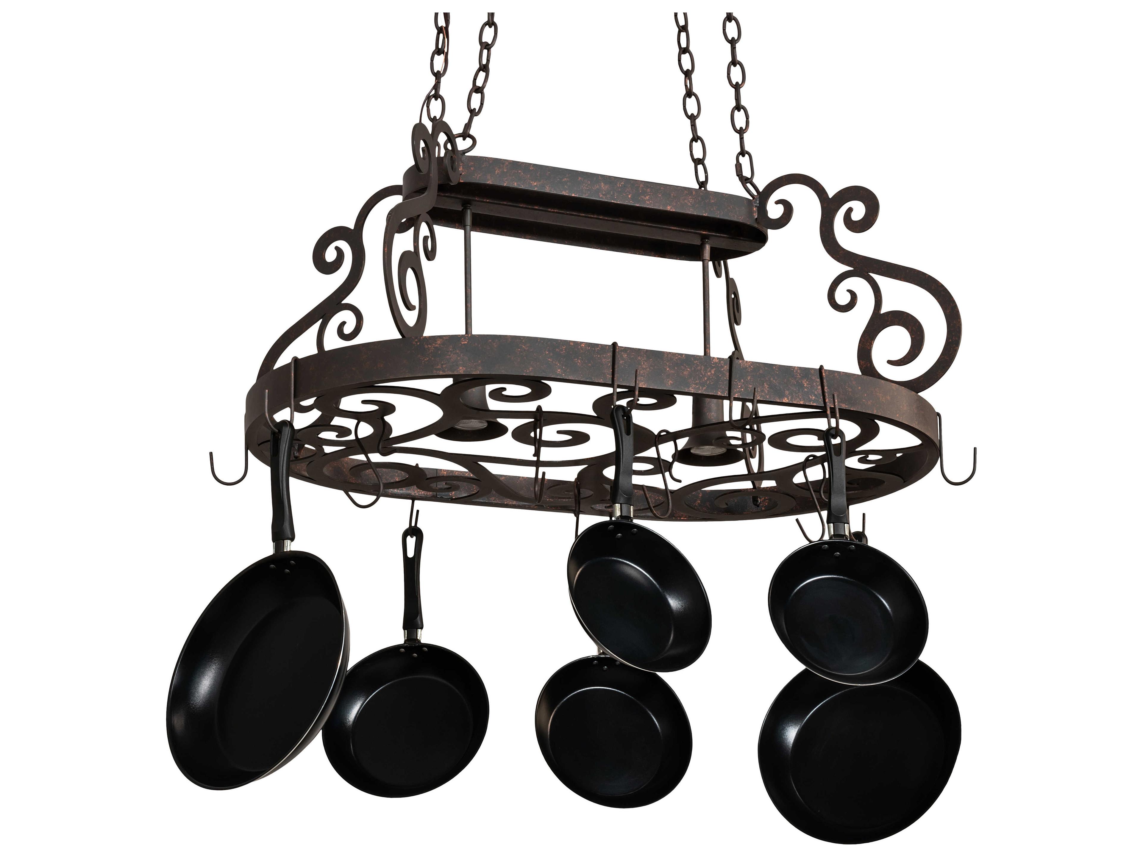 Meyda Neo 2-Light Rust Copper Island Pendant