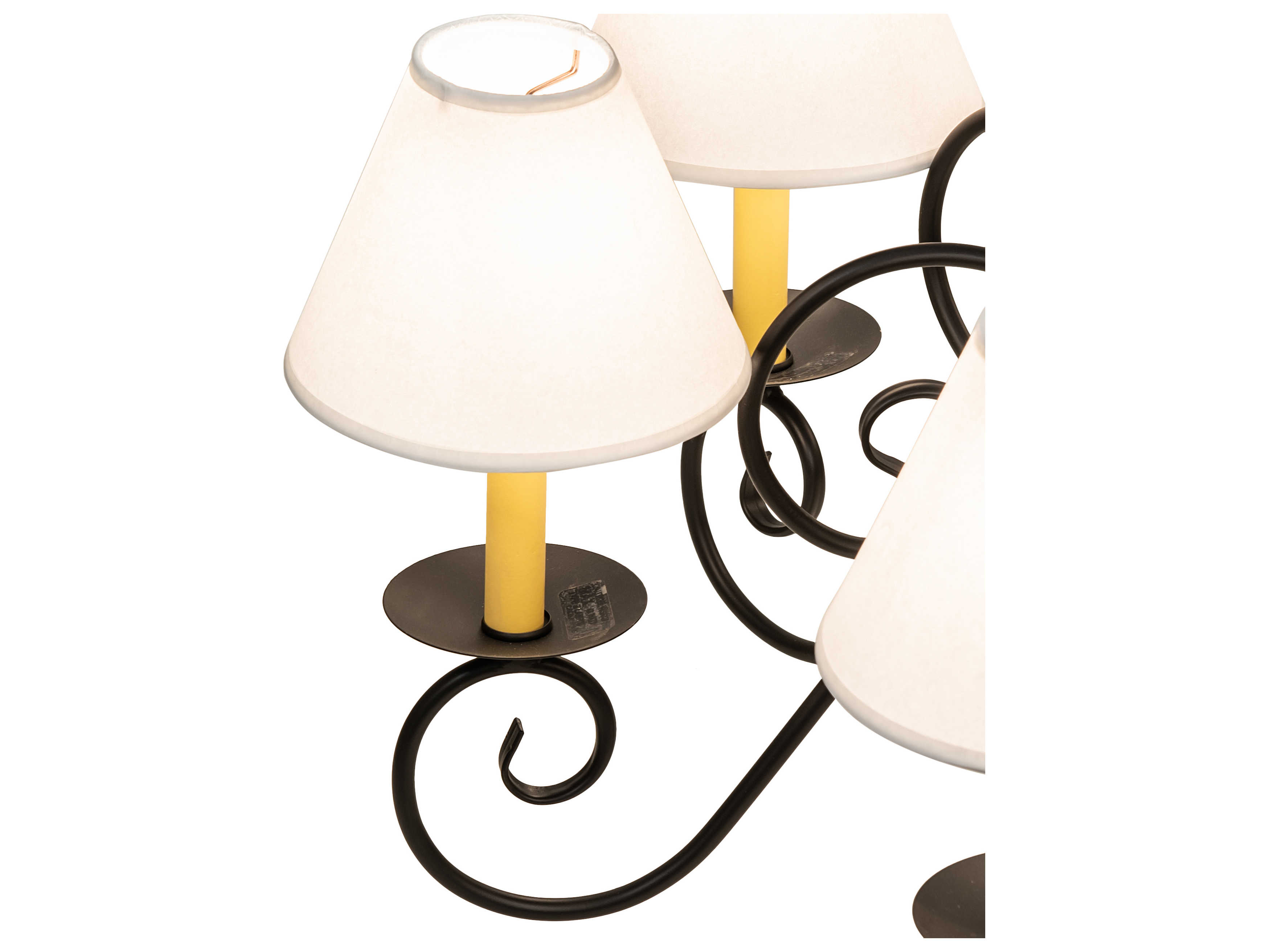 Meyda Squire 6-Light Blackwash Empire Chandelier