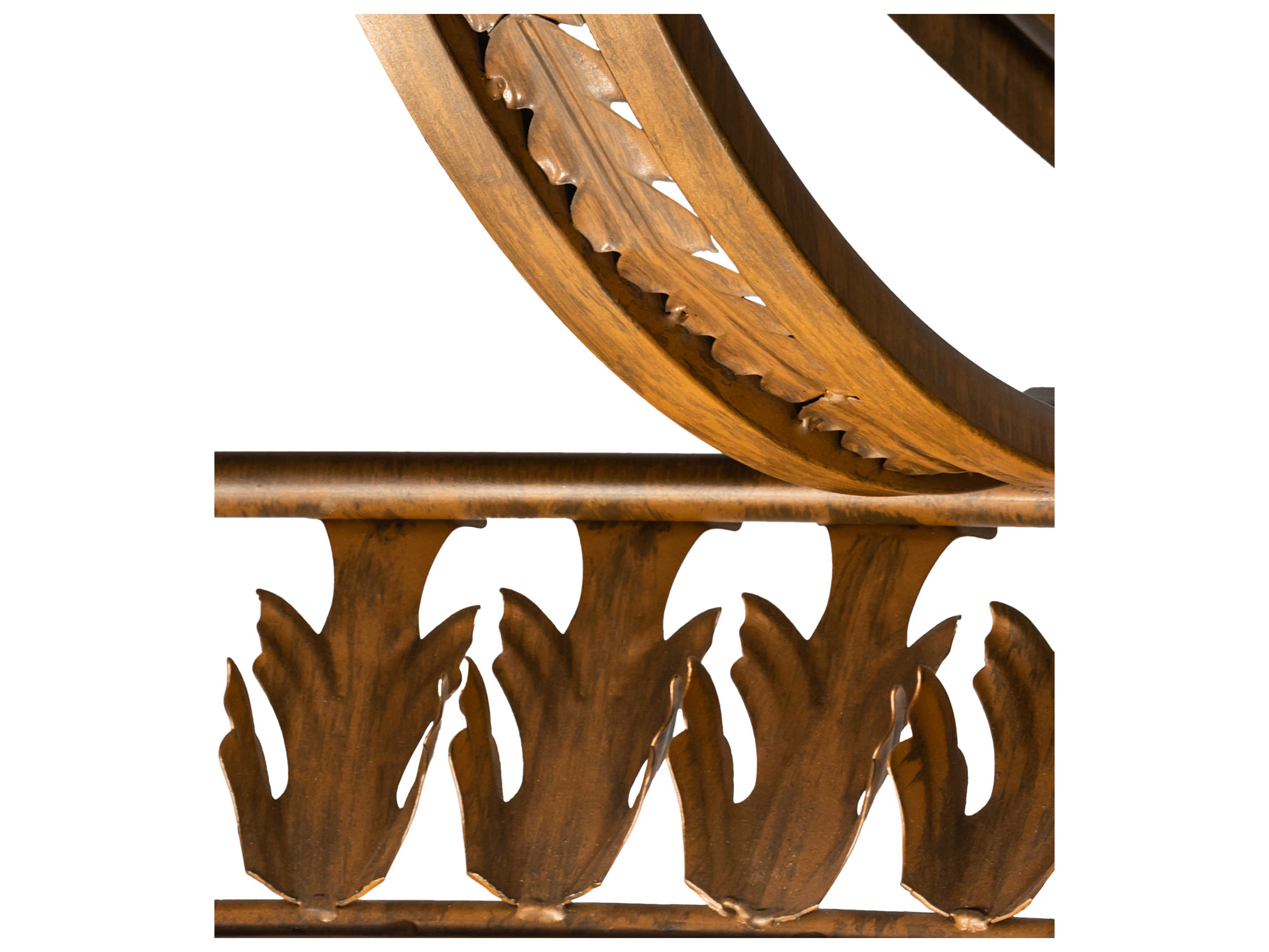 Meyda Hampton 6-Light Rustic Iron Brown Bowl Pendant