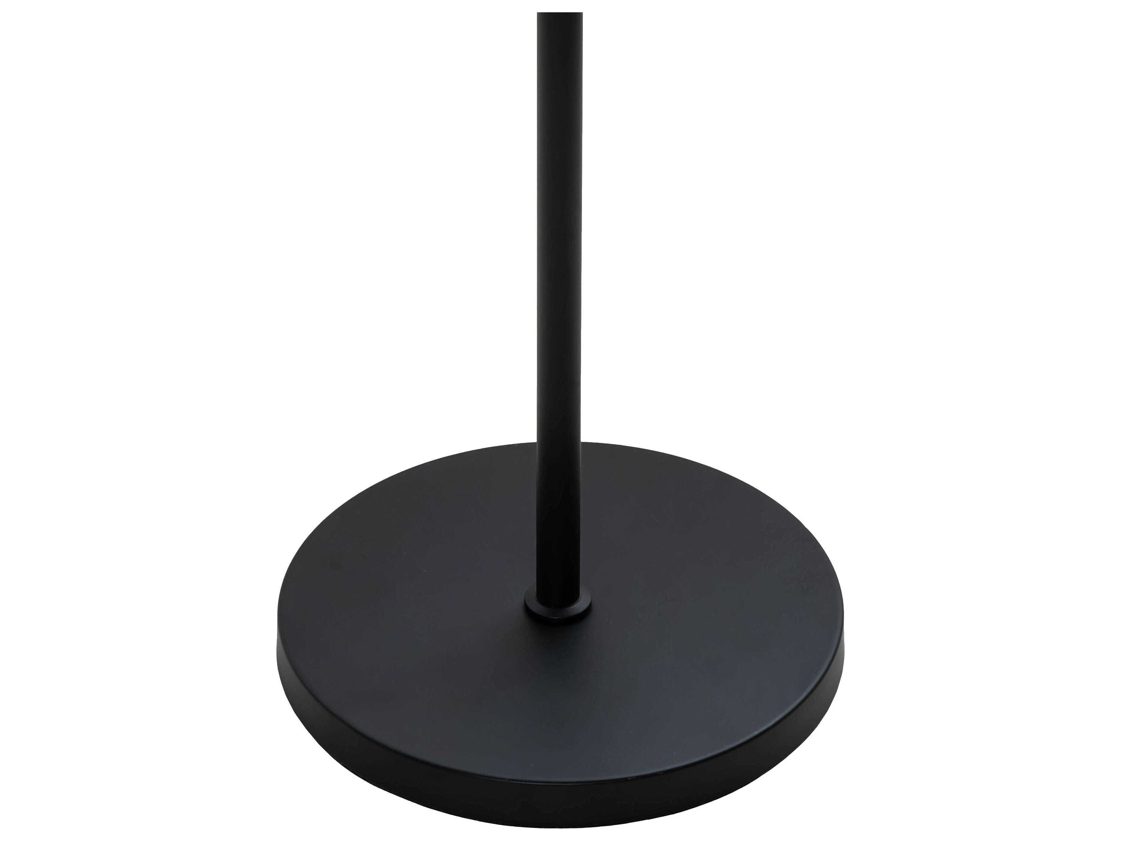 Meyda Cilindro Black Floor Lamp