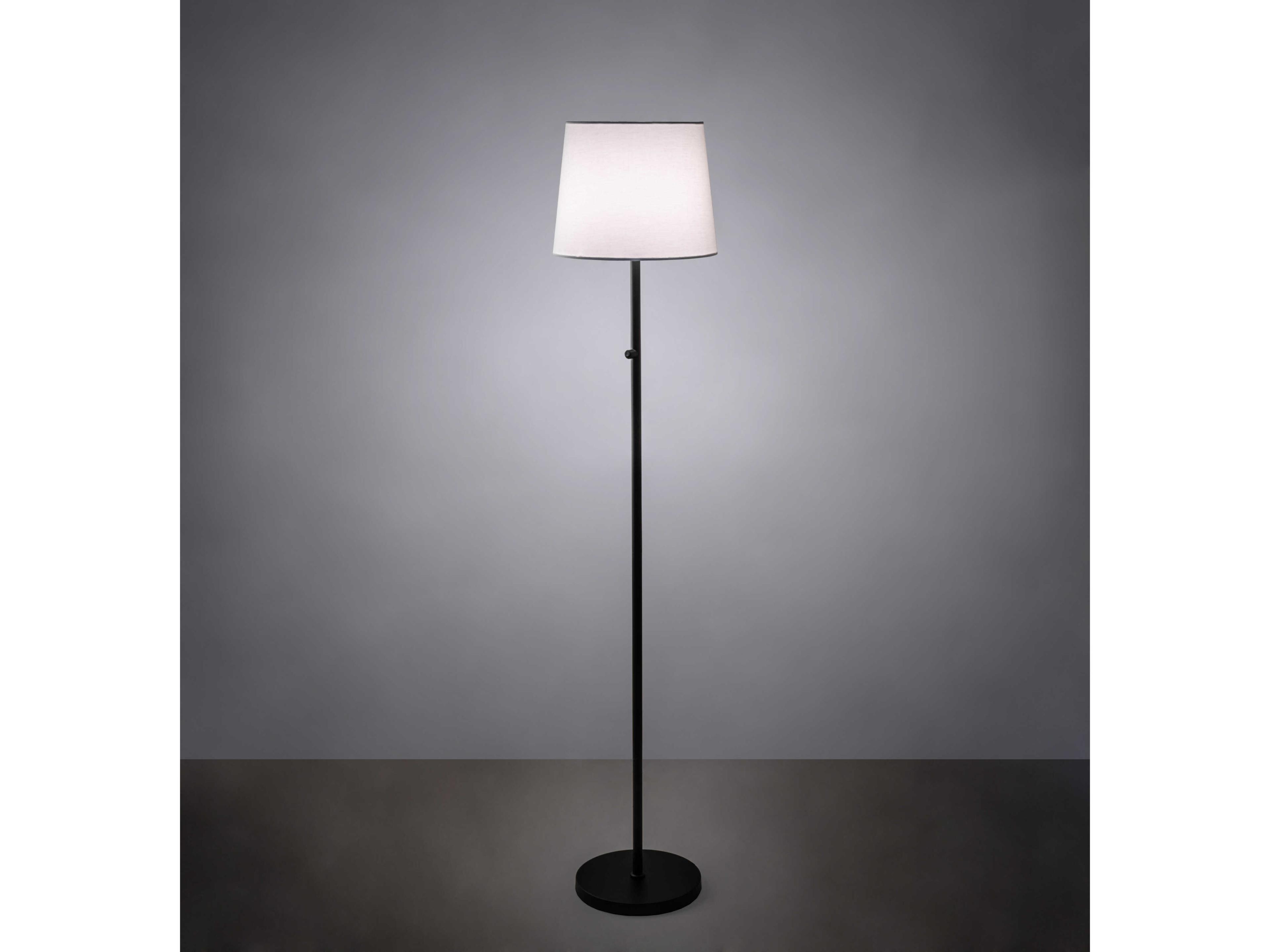Meyda Cilindro Black Floor Lamp