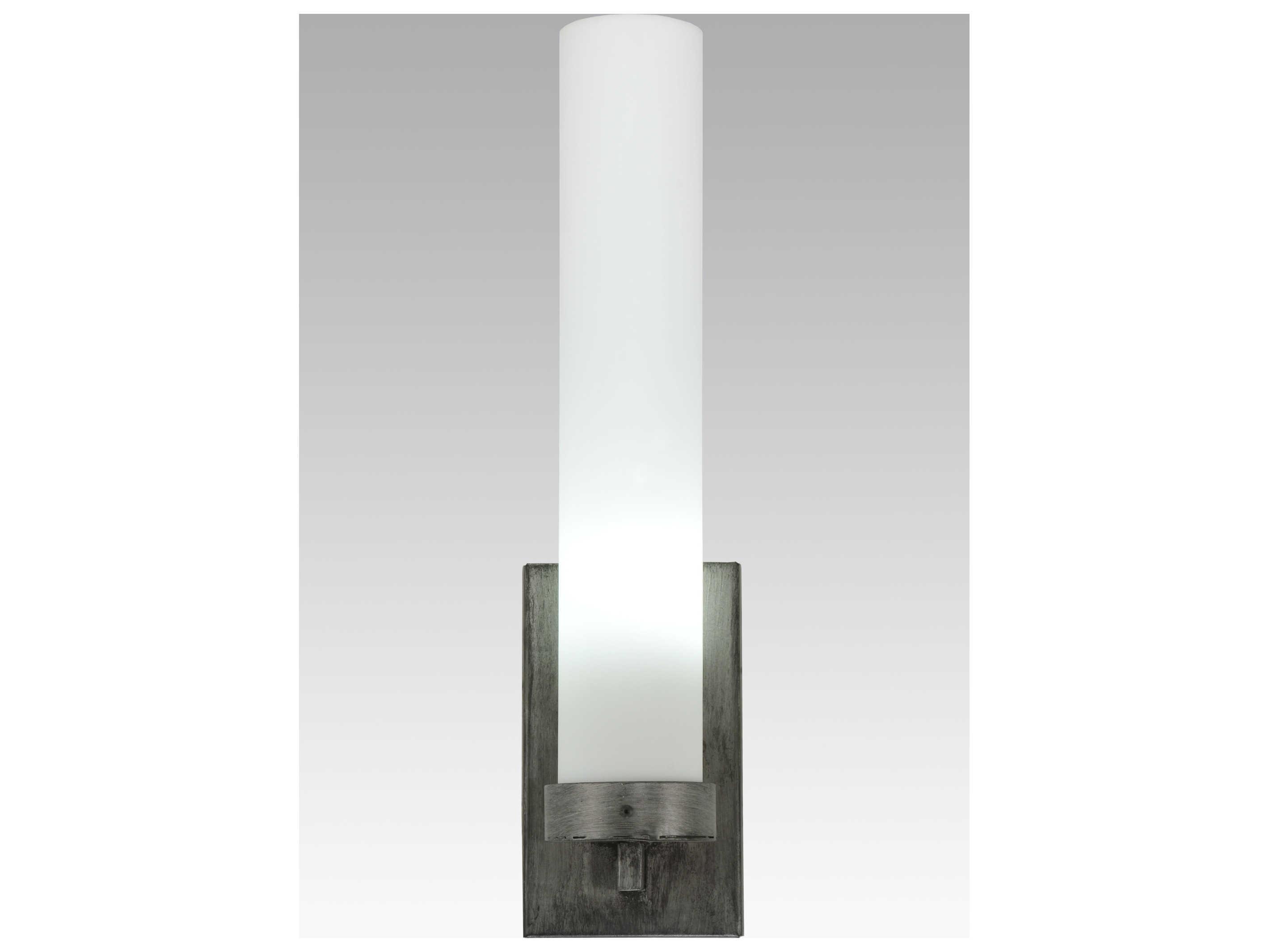 Meyda Farmington 1-Light Black White Grey Wall Sconce