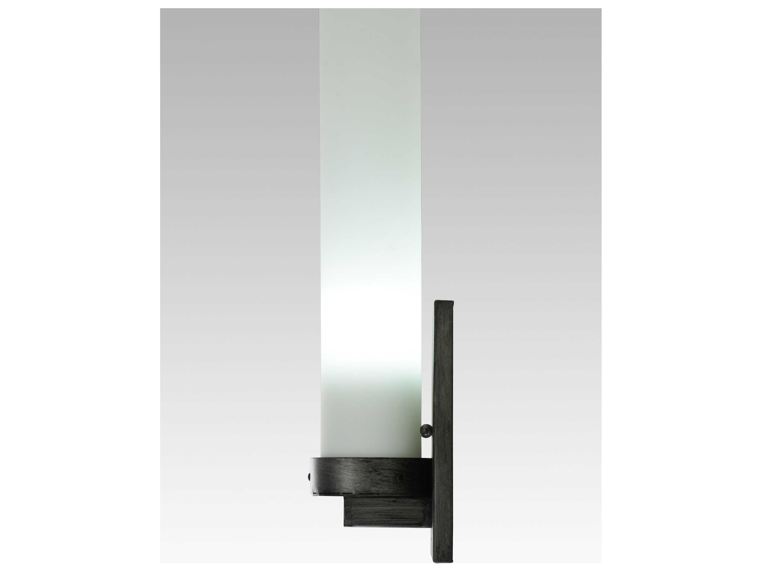 Meyda Farmington 1-Light Black White Grey Wall Sconce