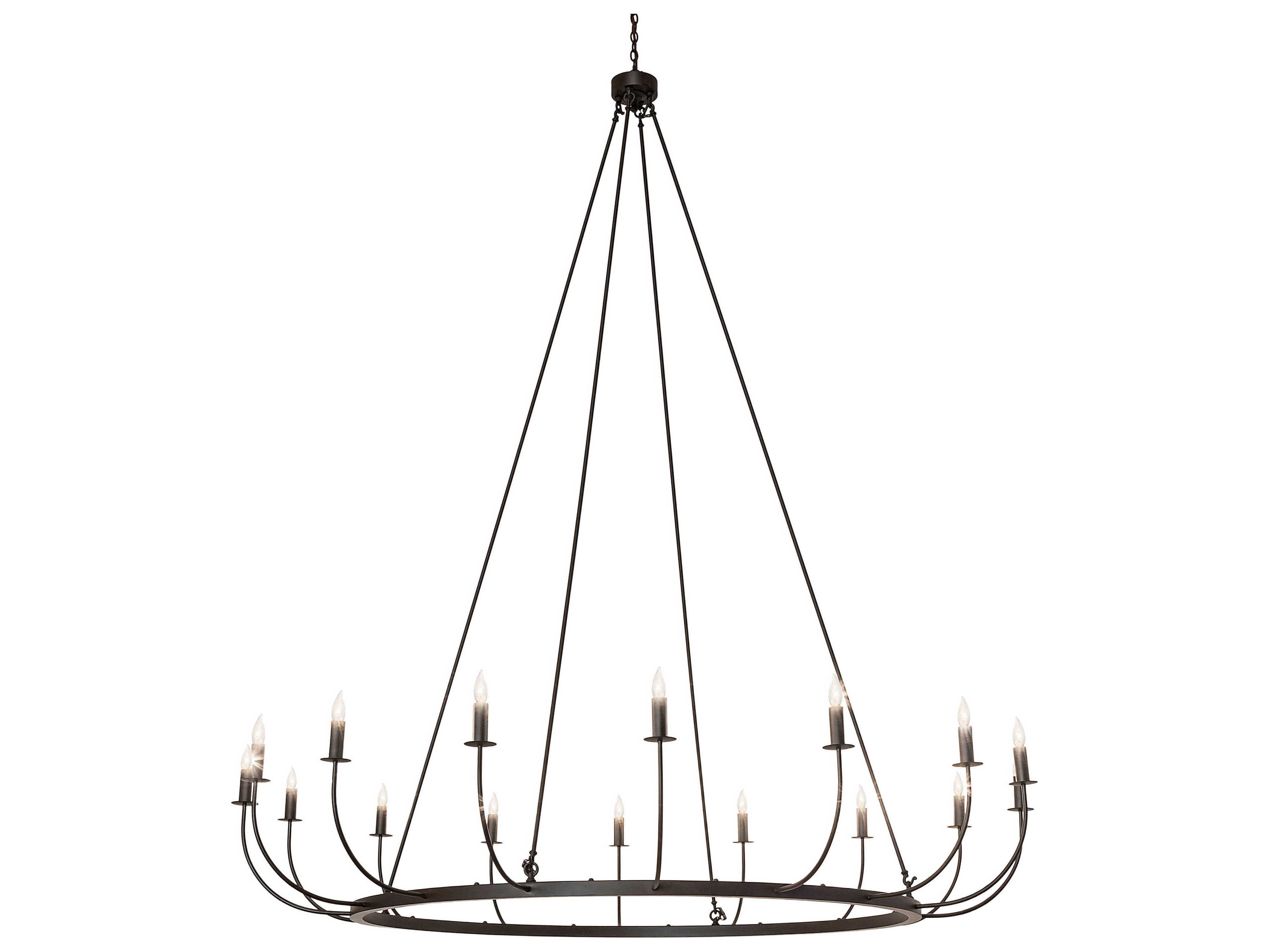 Meyda 16-Light6-Light Steel Chandelier