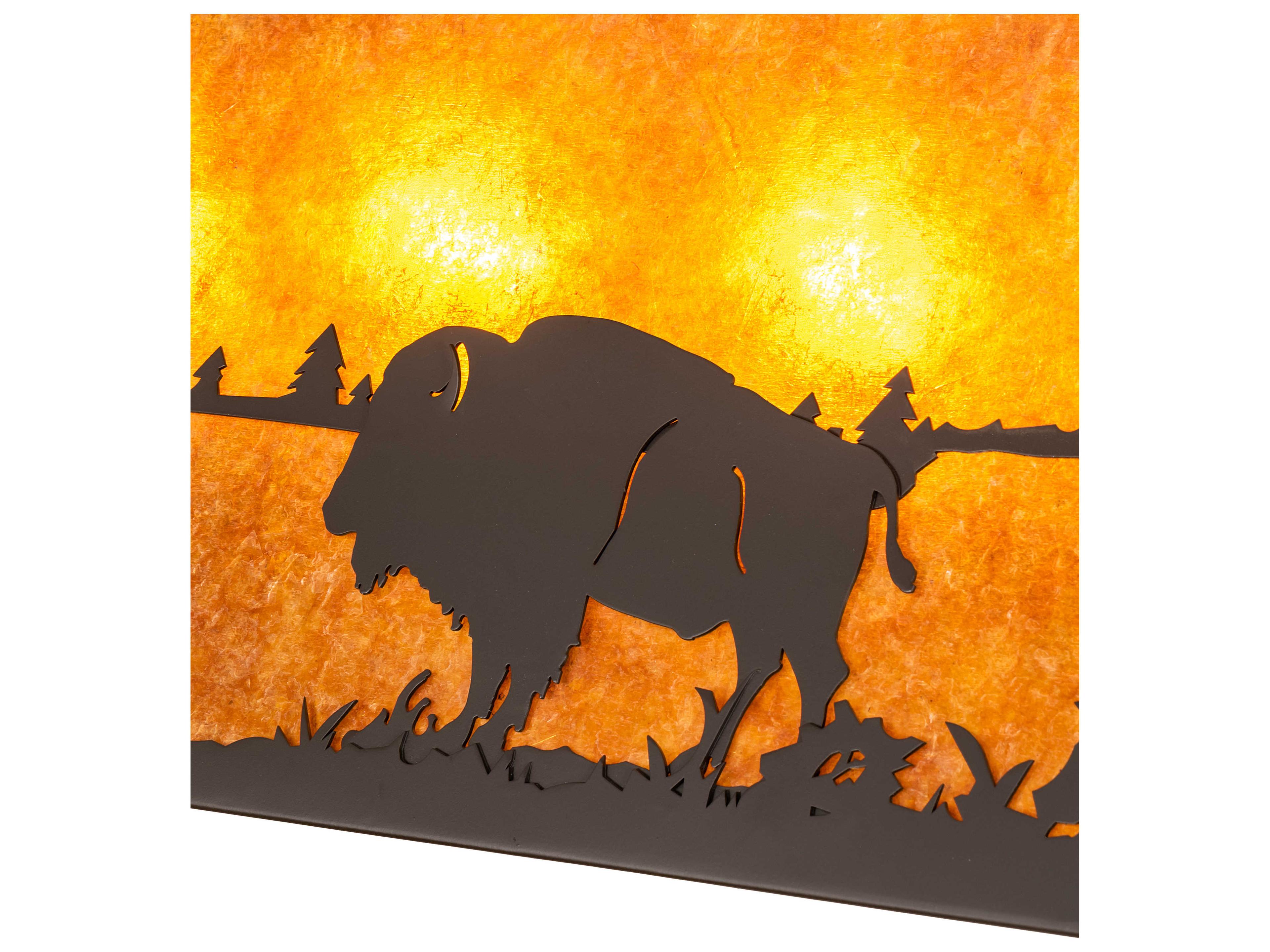 Meyda Buffalo 6-Light Timeless Bronze Island Pendant