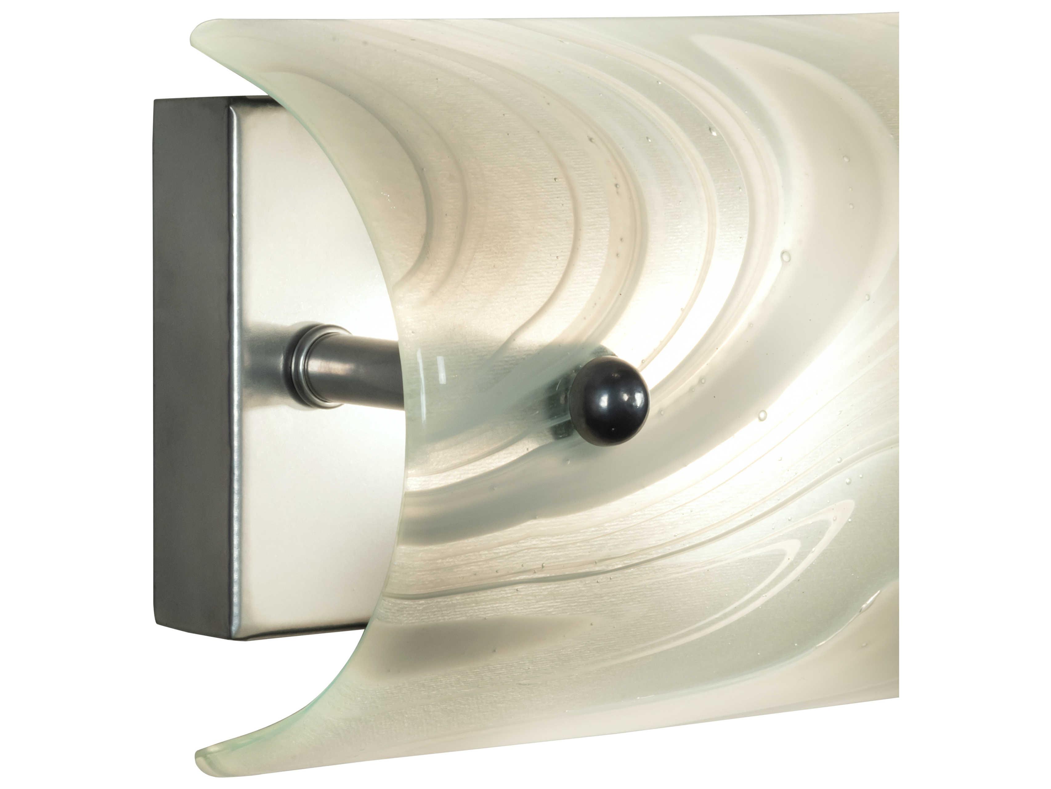 Meyda Metro Fusion 3-Light Extreme Chrome Glass Vanity Light