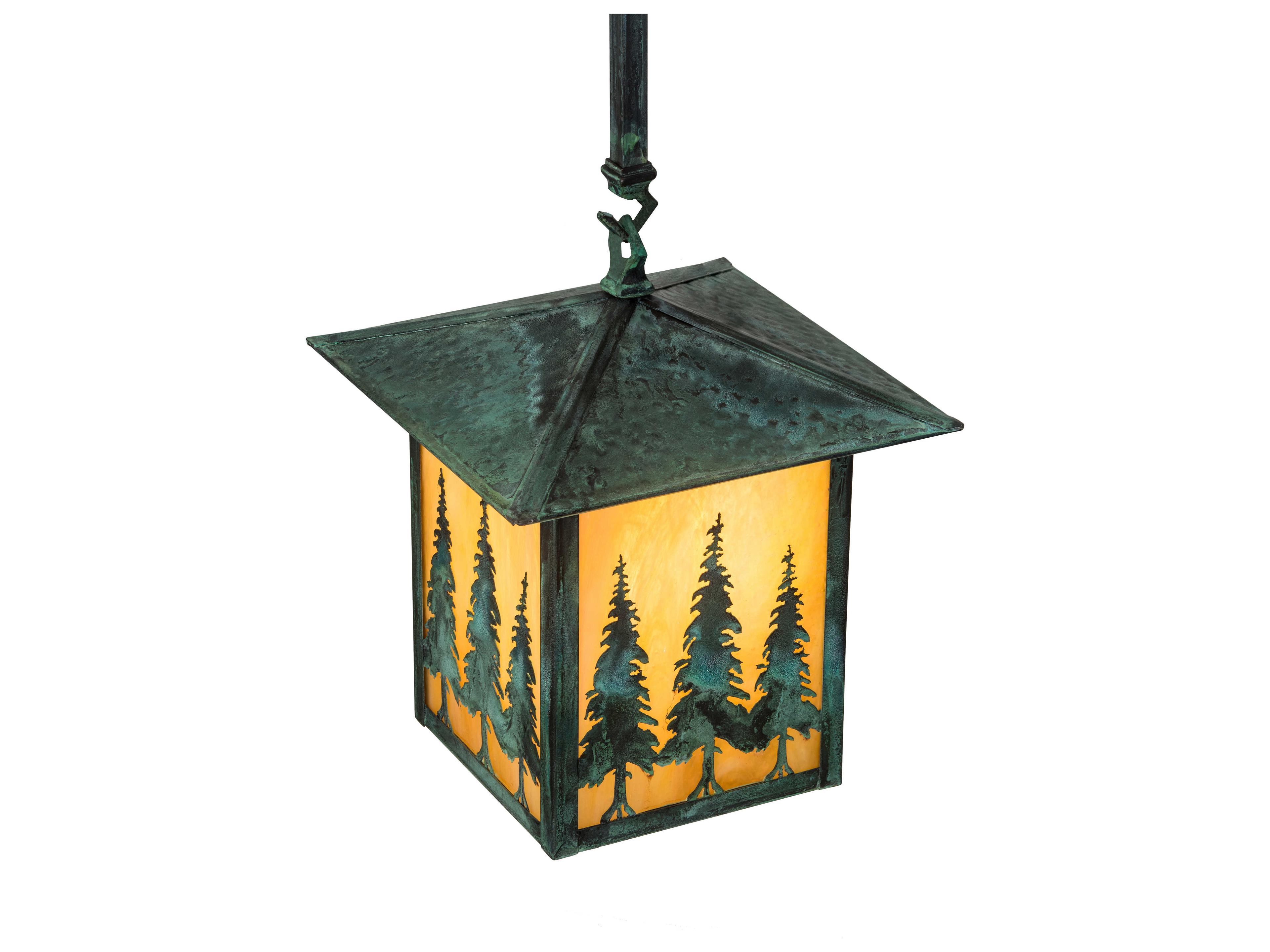 Meyda Seneca 1 - Light Glass Outdoor Hanging Light