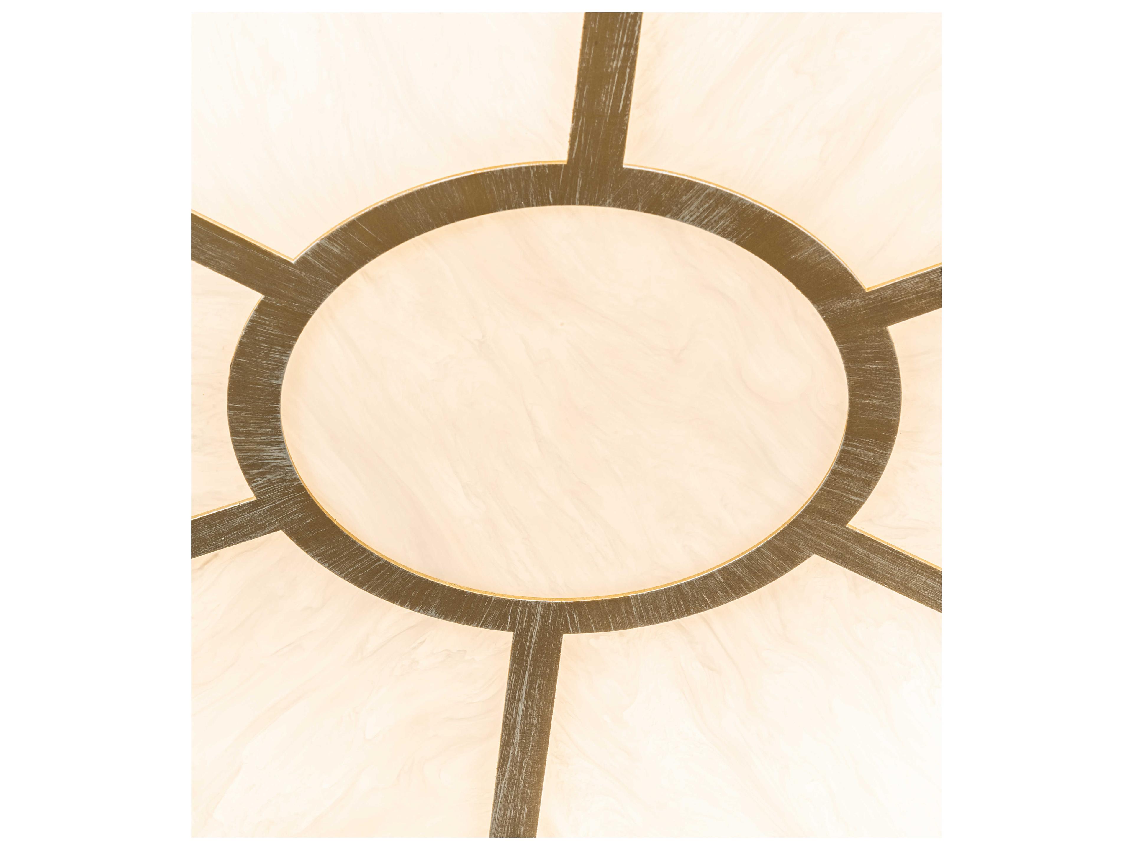 Meyda Cilindro 8-Light Antique Silver LED Drum Flush Mount