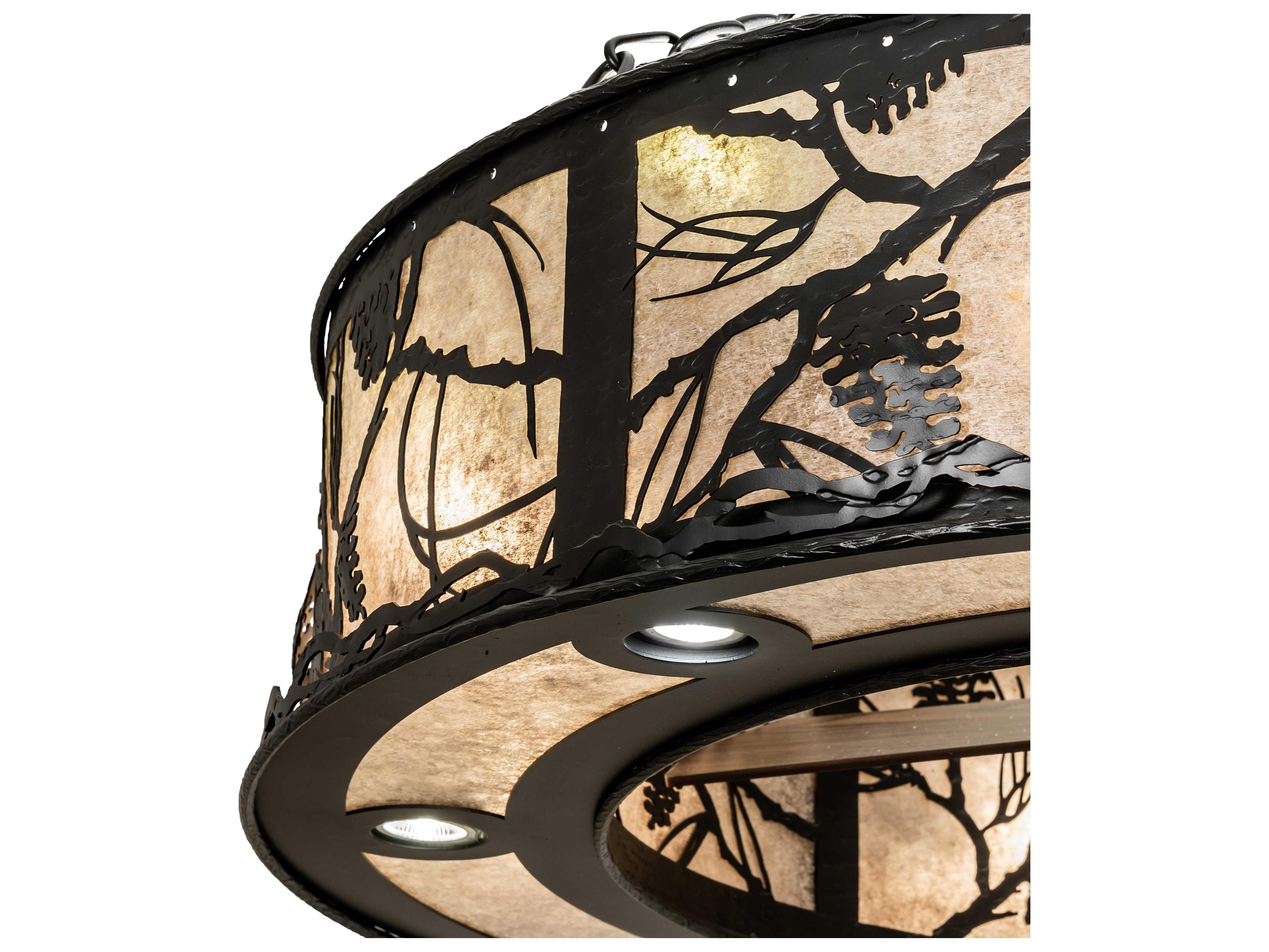 Meyda Whispering Pines 24-Light 44" LED Ceiling Fan