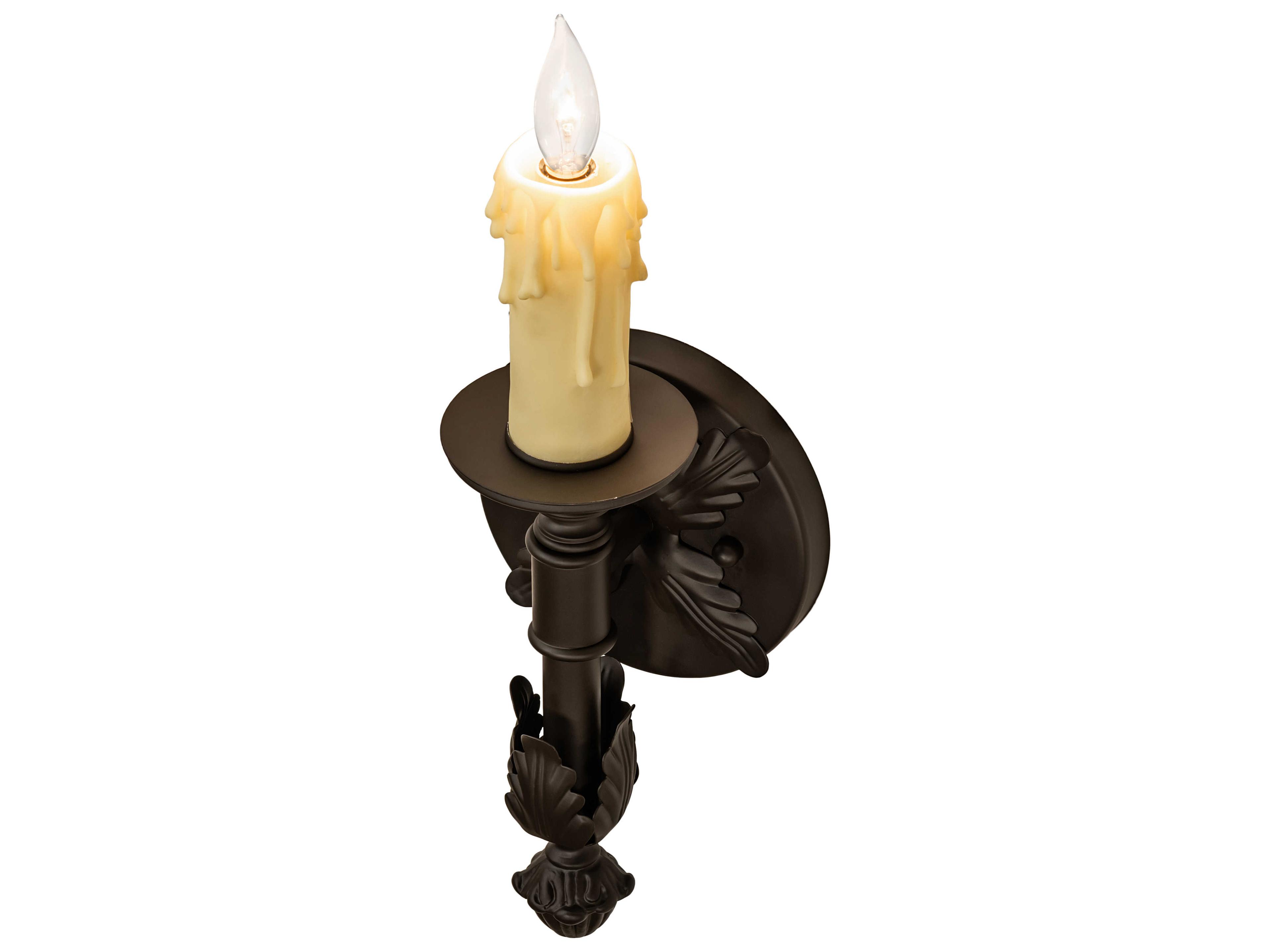 Meyda Clovis 1-Light Oil Rubbed Bronze Wall Sconce
